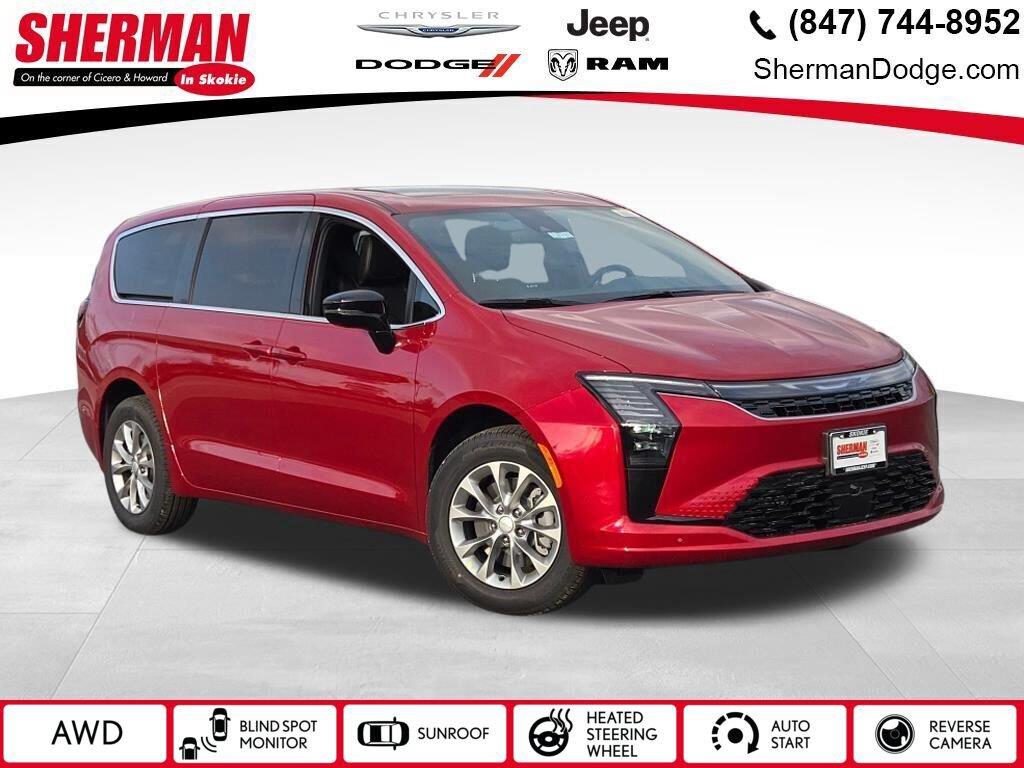Red Hot Pearlcoat 2027 Chrysler Pacifica Minivan All-Wheel Drive 9-Speed Automatic
