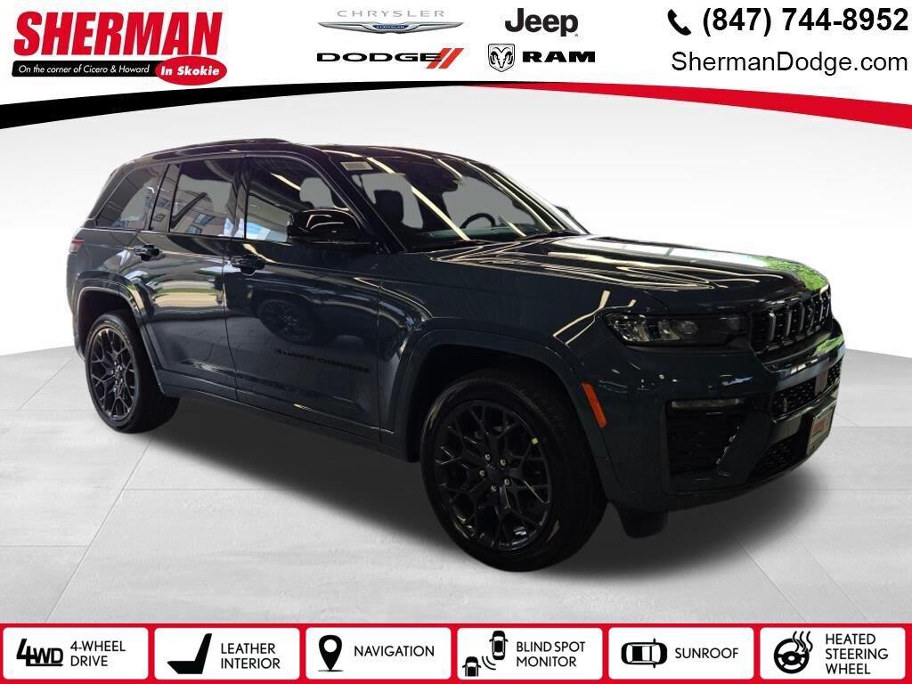 Gray (Steel Blue) 2026 Jeep Grand Cherokee SUV / Crossover Four-Wheel Drive 8-Speed Automatic