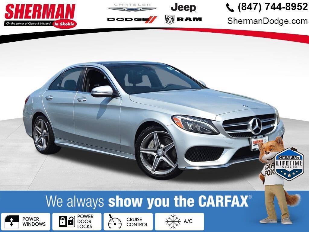 Iridium Silver Metallic 2016 Mercedes-Benz C-Class Sedan All-Wheel Drive Automatic