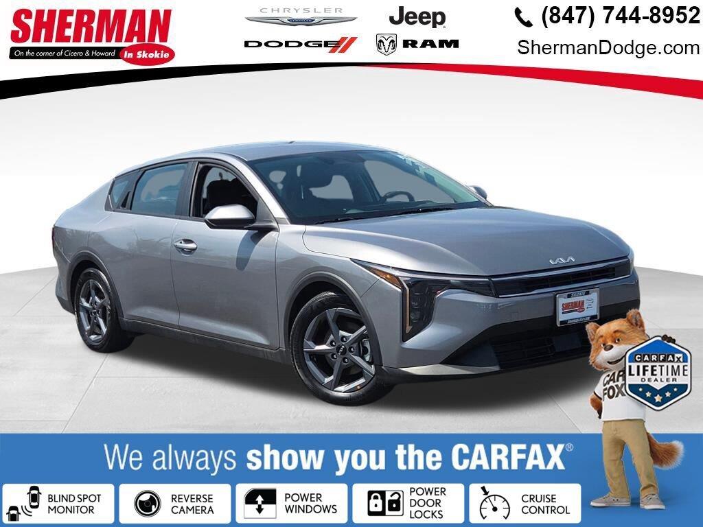 Steel Gray 2025 Kia K4 Sedan Front-Wheel Drive Continuously Variable Transmission