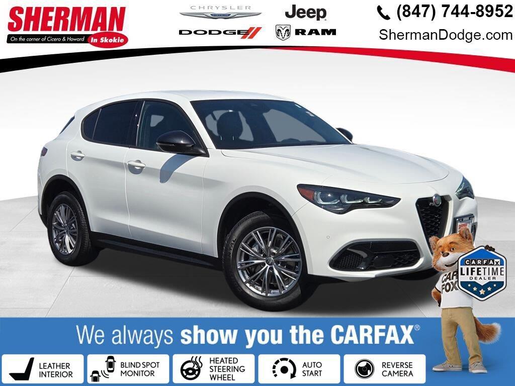 Milano White 2024 Alfa Romeo Stelvio SUV / Crossover Rear-Wheel Drive Automatic