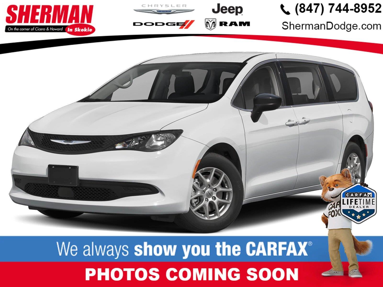 Bright White Clearcoat 2023 Chrysler Voyager Minivan Front-Wheel Drive 9-Speed Automatic