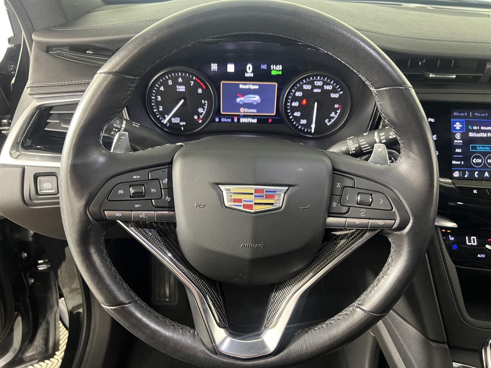 Used 2023 Stellar Black Metallic Cadillac AWD Sport image 7