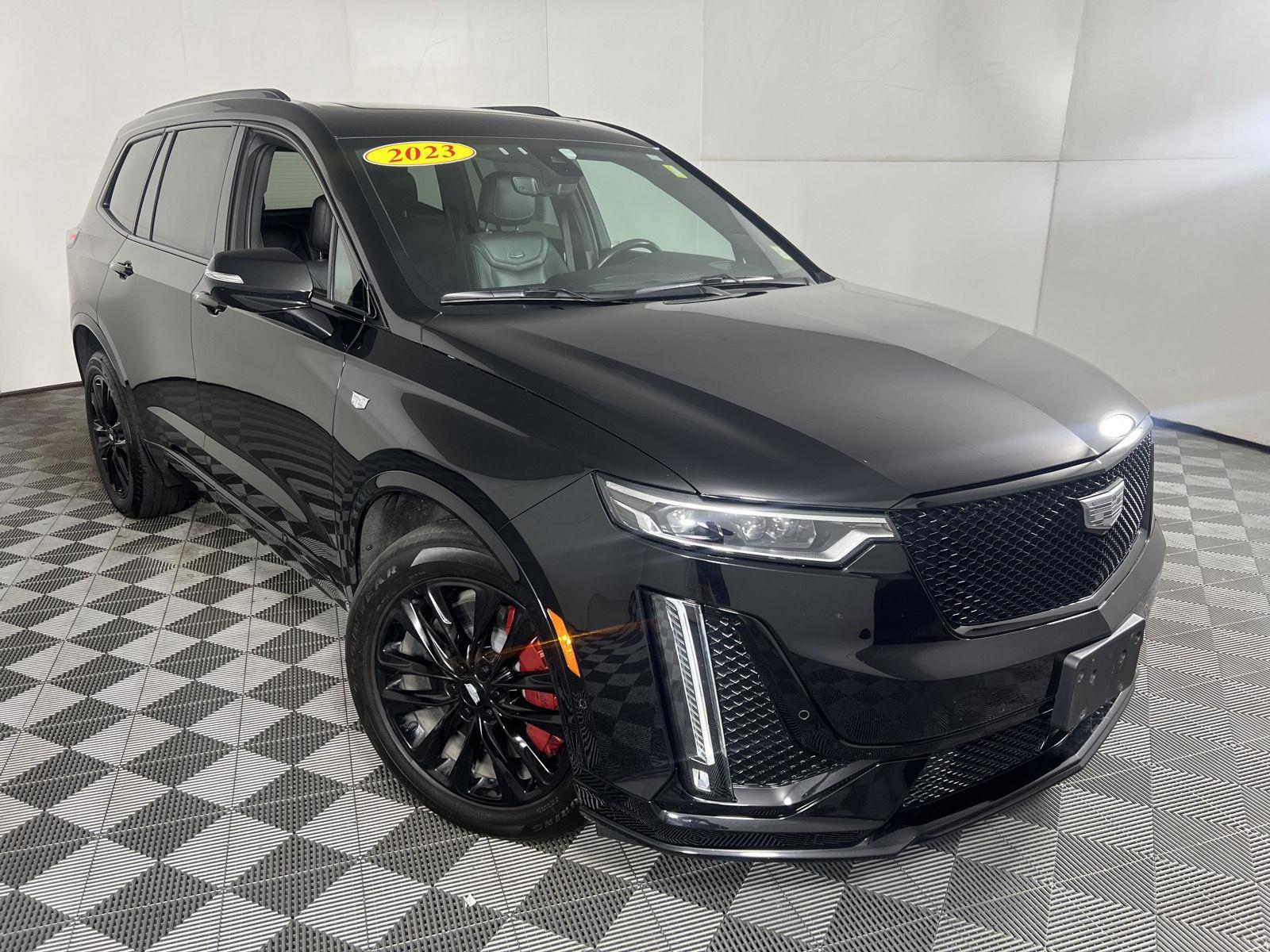 Used 2023 Stellar Black Metallic Cadillac AWD Sport image 15