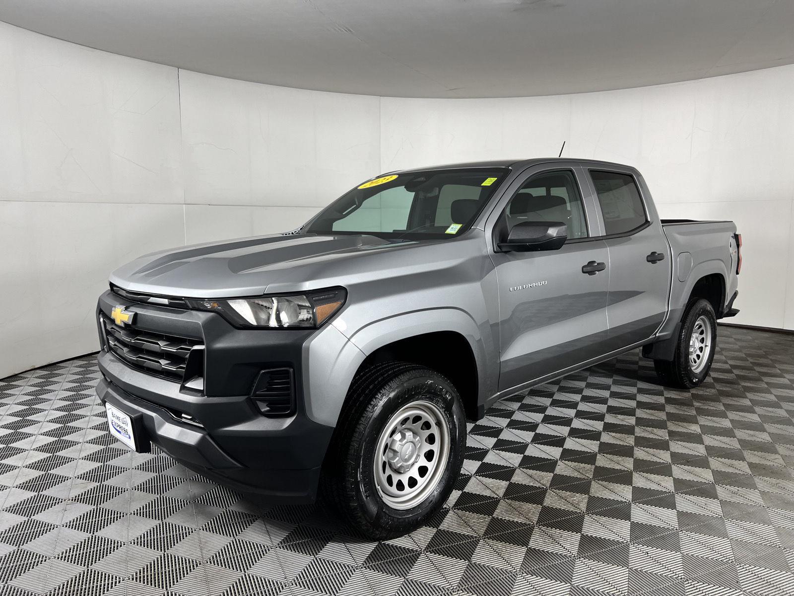 Used 2023 Sterling Gray Metallic Chevrolet 4WD Work Truck image 19