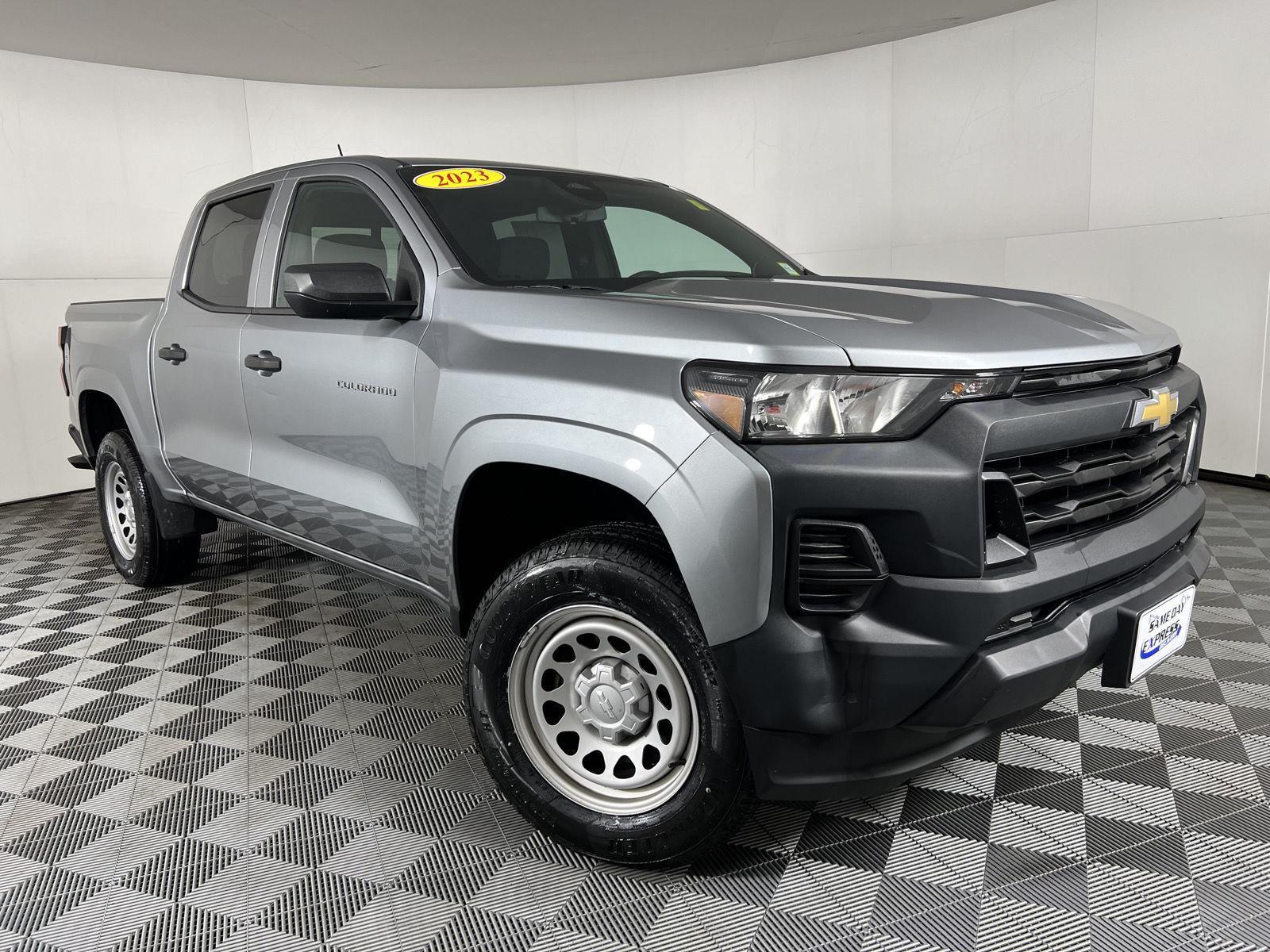 Used 2023 Sterling Gray Metallic Chevrolet 4WD Work Truck image 23