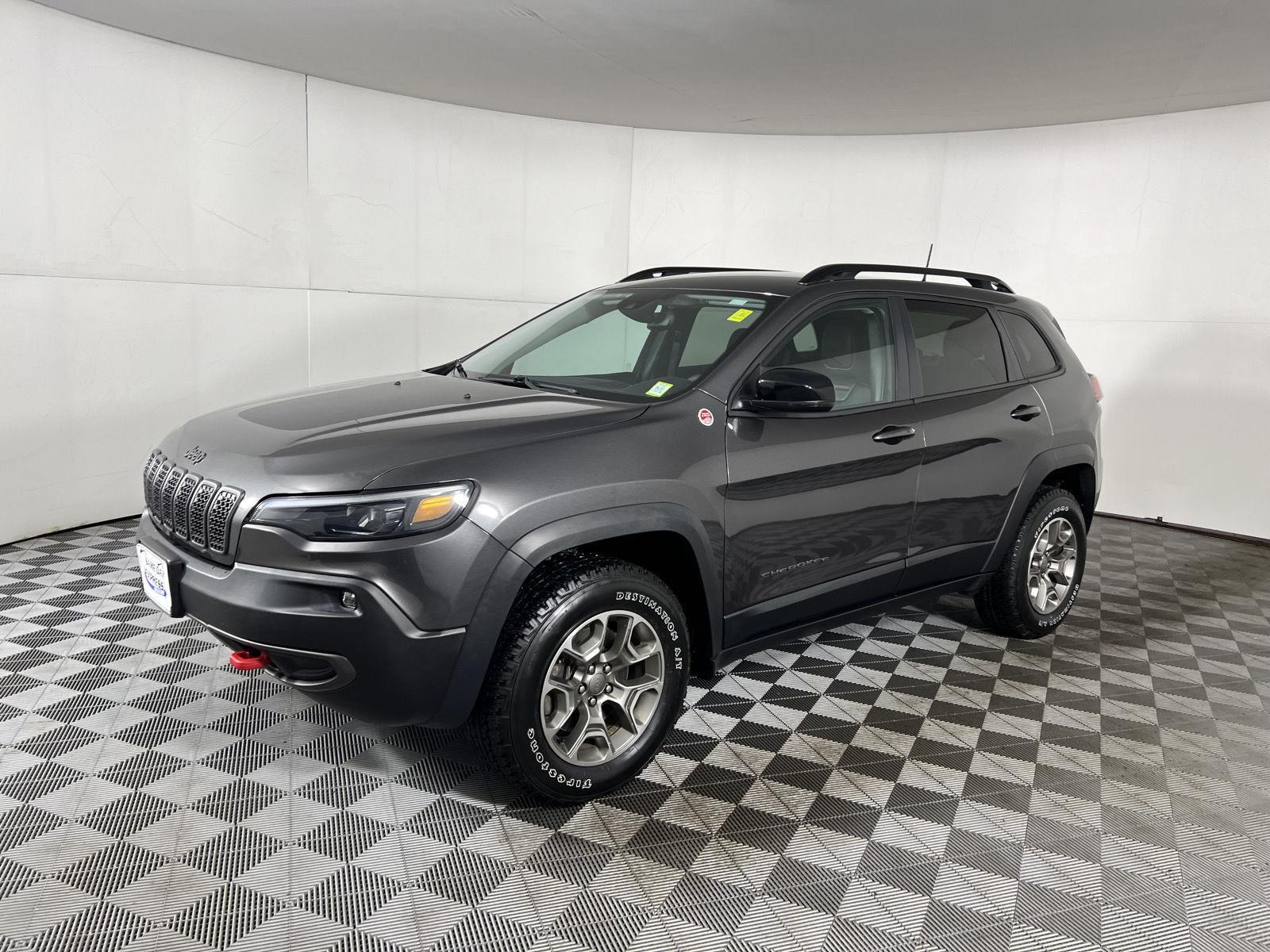 Used 2022 Granite Crystal Metallic Clearcoat Jeep Trailhawk image 18