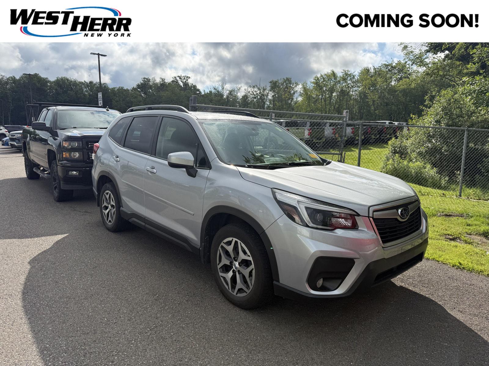 Ice Silver Metallic 2021 Subaru Forester SUV / Crossover All-Wheel Drive Continuously Variable Transmission
