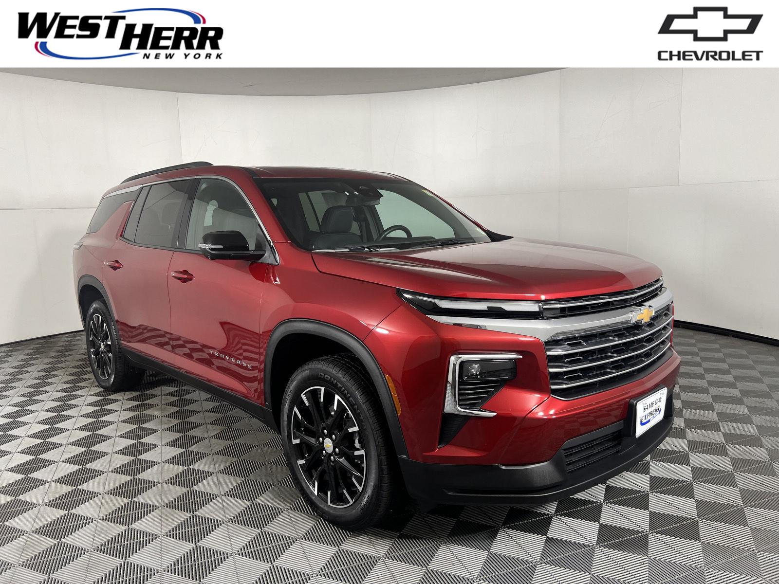 Radiant Red Tintcoat 2025 Chevrolet Traverse SUV / Crossover Four-Wheel Drive 8-Speed Automatic