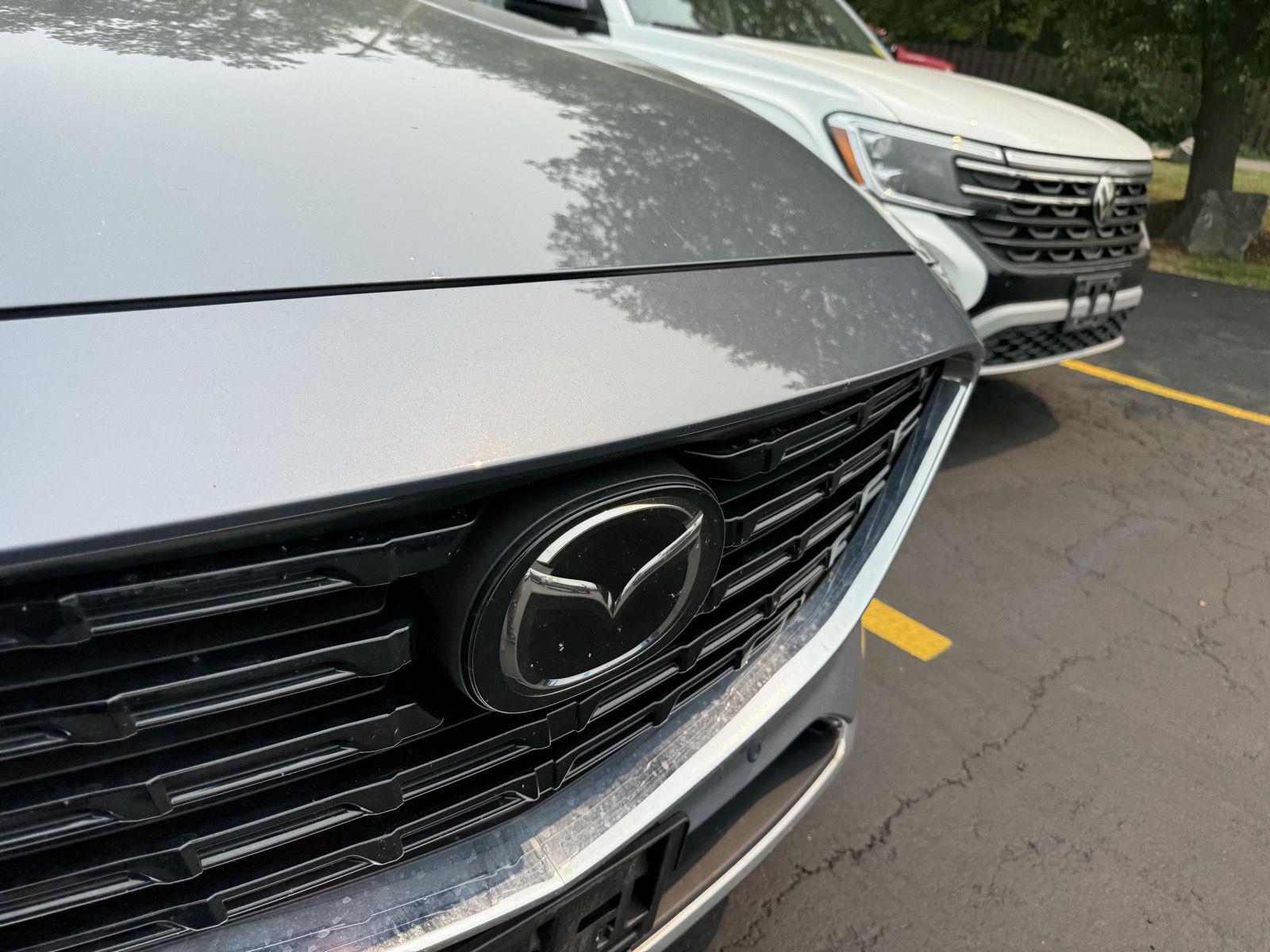 Used 2021 Polymetal Gray Mazda Carbon Edition image 2