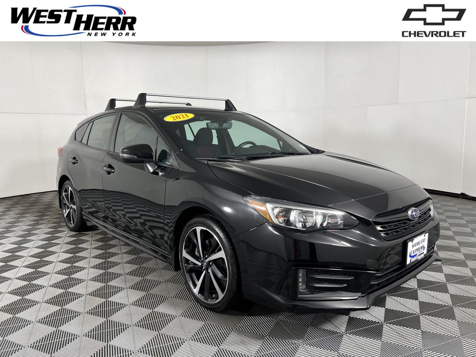 Crystal Black Silica 2021 Subaru Impreza Wagon All-Wheel Drive Continuously Variable Transmission