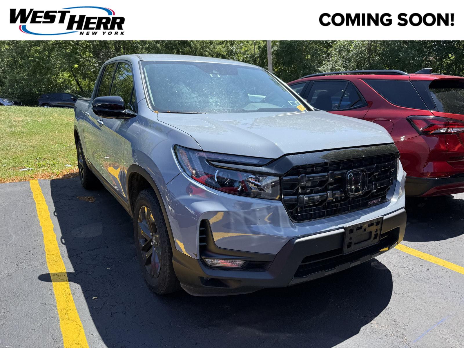 Sonic Gray Pearl 2024 Honda Ridgeline Pickup Truck All-Wheel Drive 9-Speed Automatic