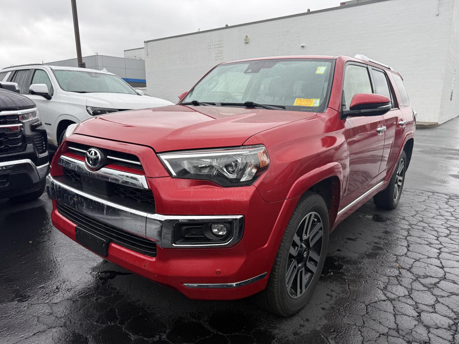 Used 2021 Barcelona Red Metallic Toyota Limited image 3