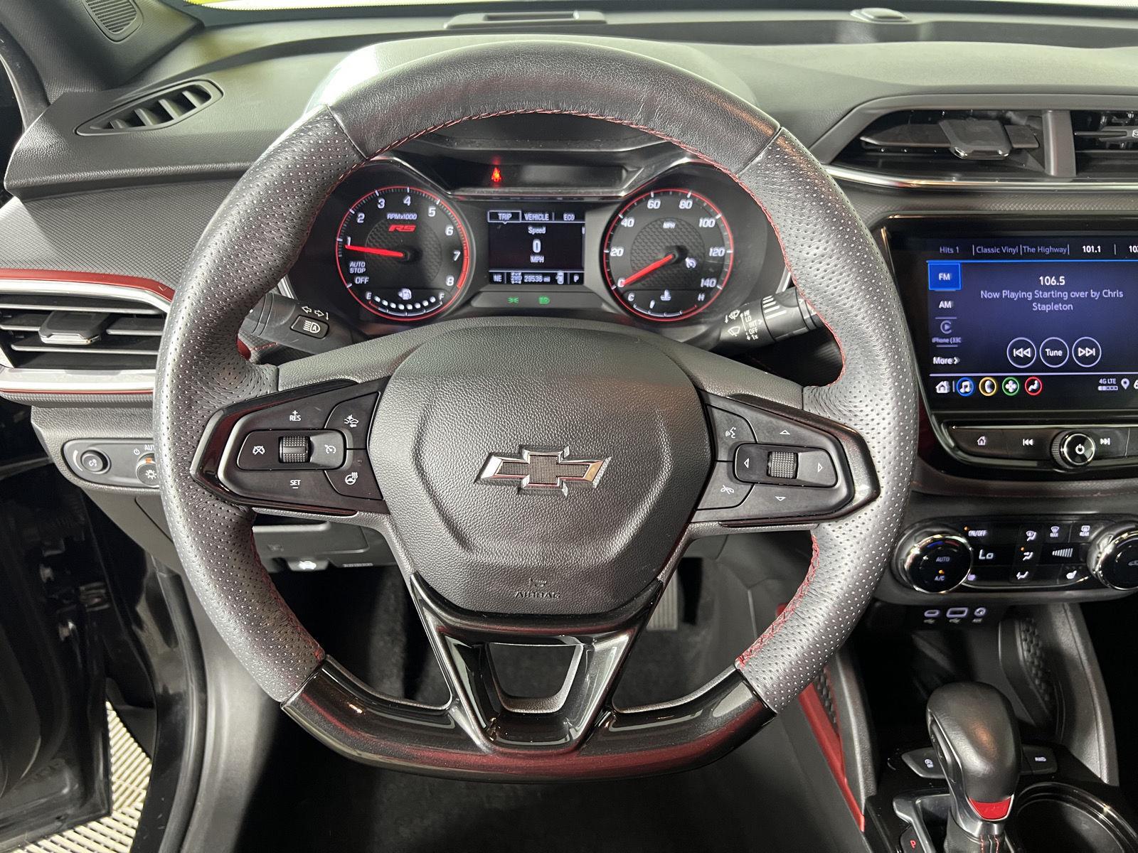 Used 2022 Mosaic Black Metallic Chevrolet RS image 20