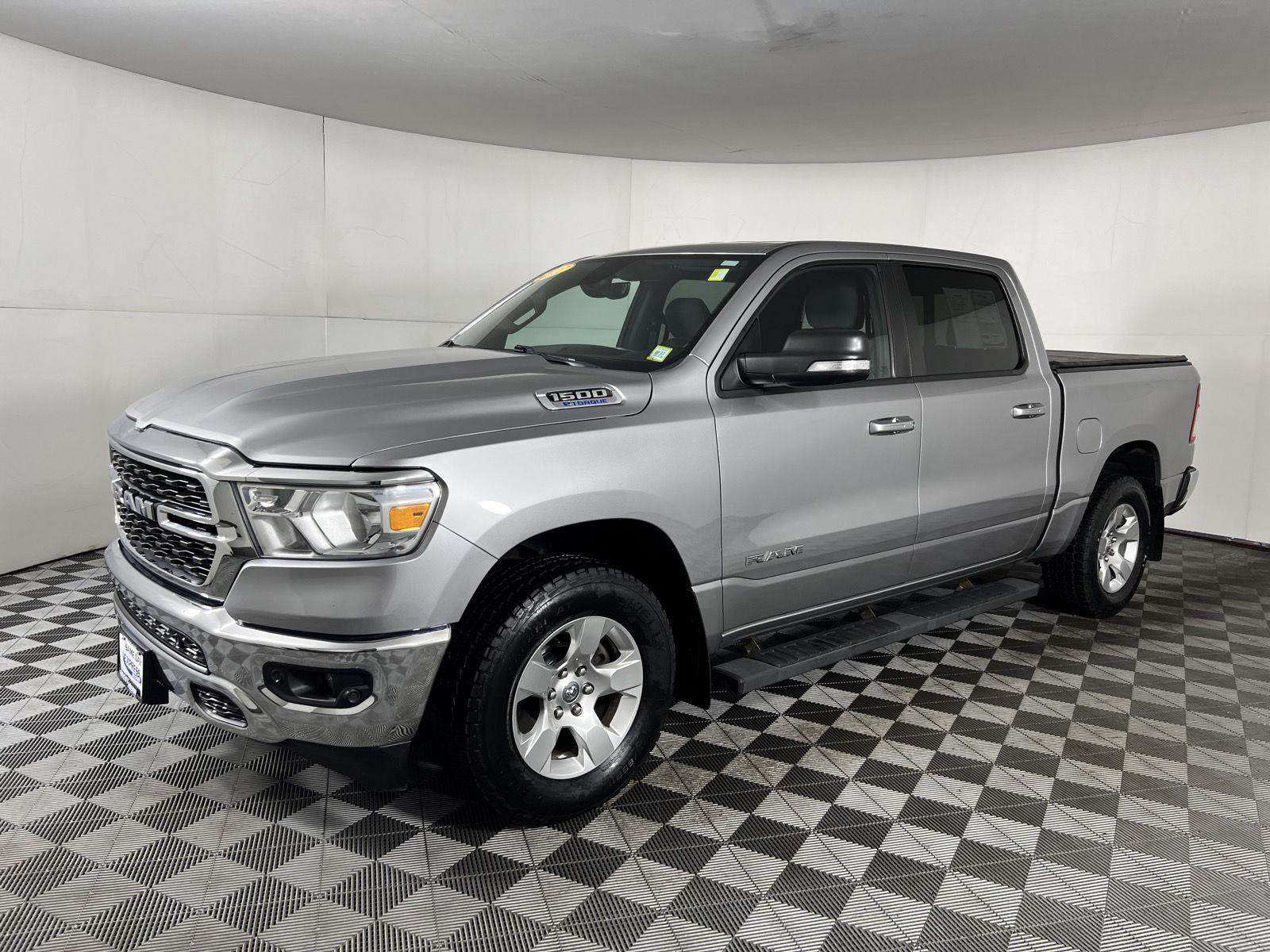 Used 2022 Billet Silver Metallic Clearcoat Ram Big Horn image 19