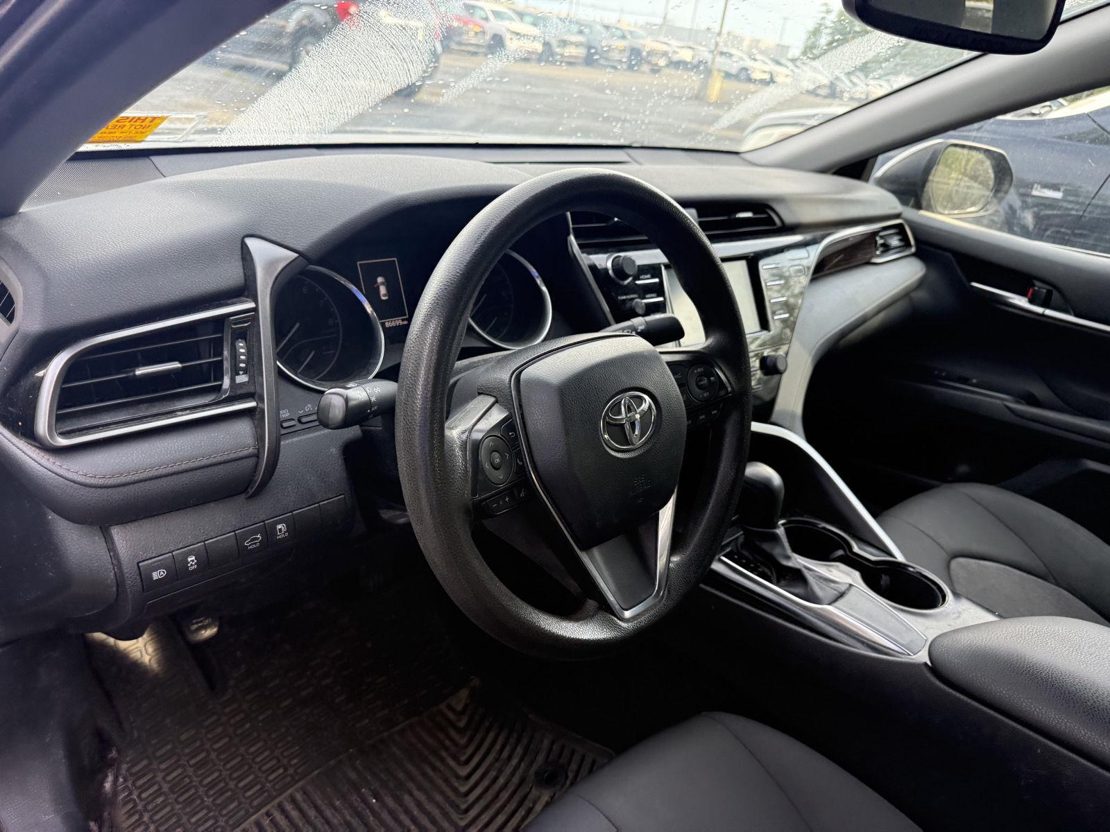Used 2020 Midnight Black Metallic Toyota LE image 11