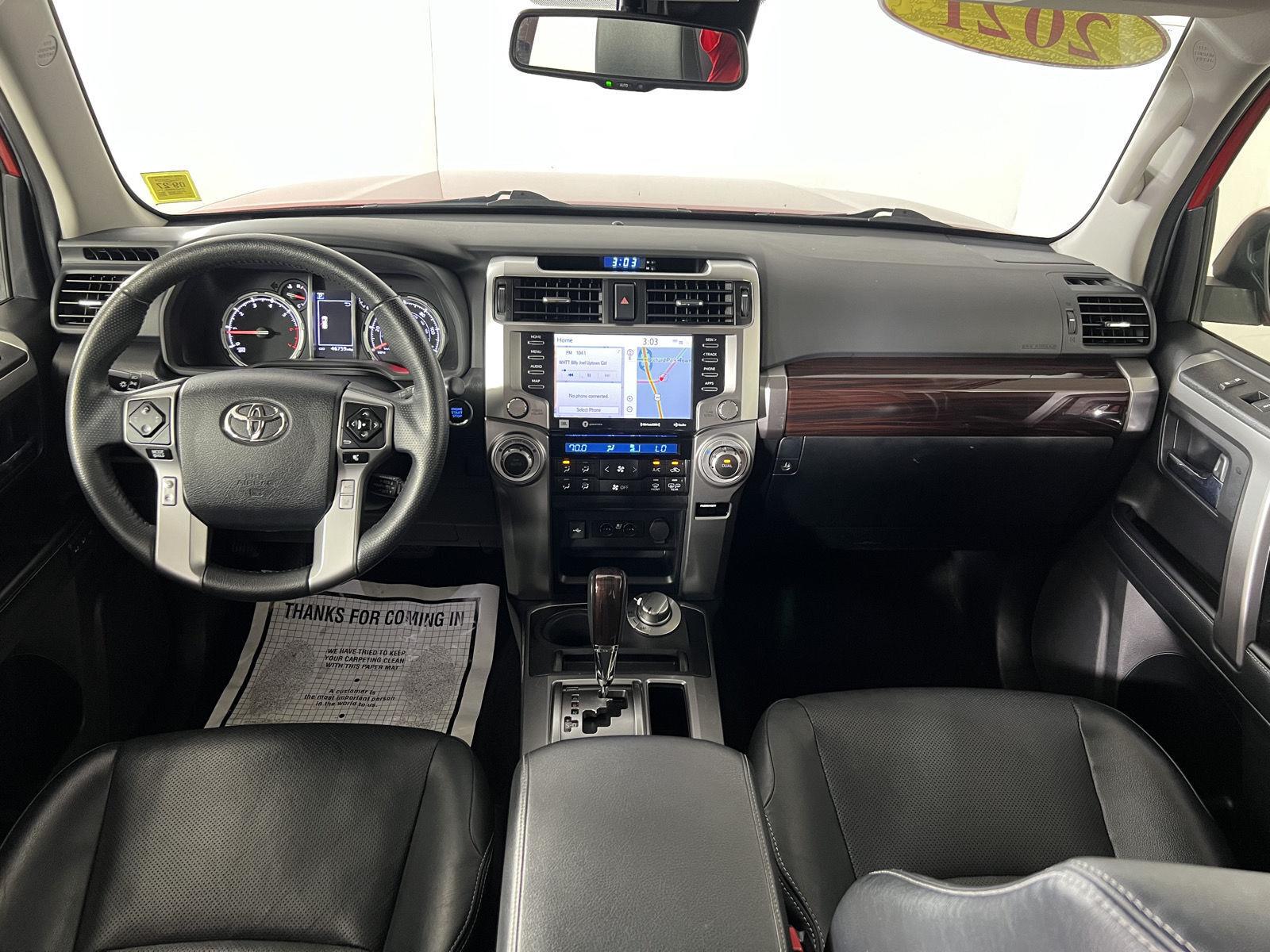 Used 2021 Barcelona Red Metallic Toyota Limited image 2