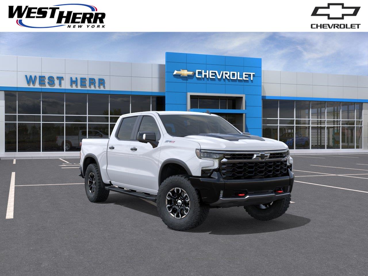 Summit White 2026 Chevrolet Silverado 1500 Pickup Truck Four-Wheel Drive Automatic