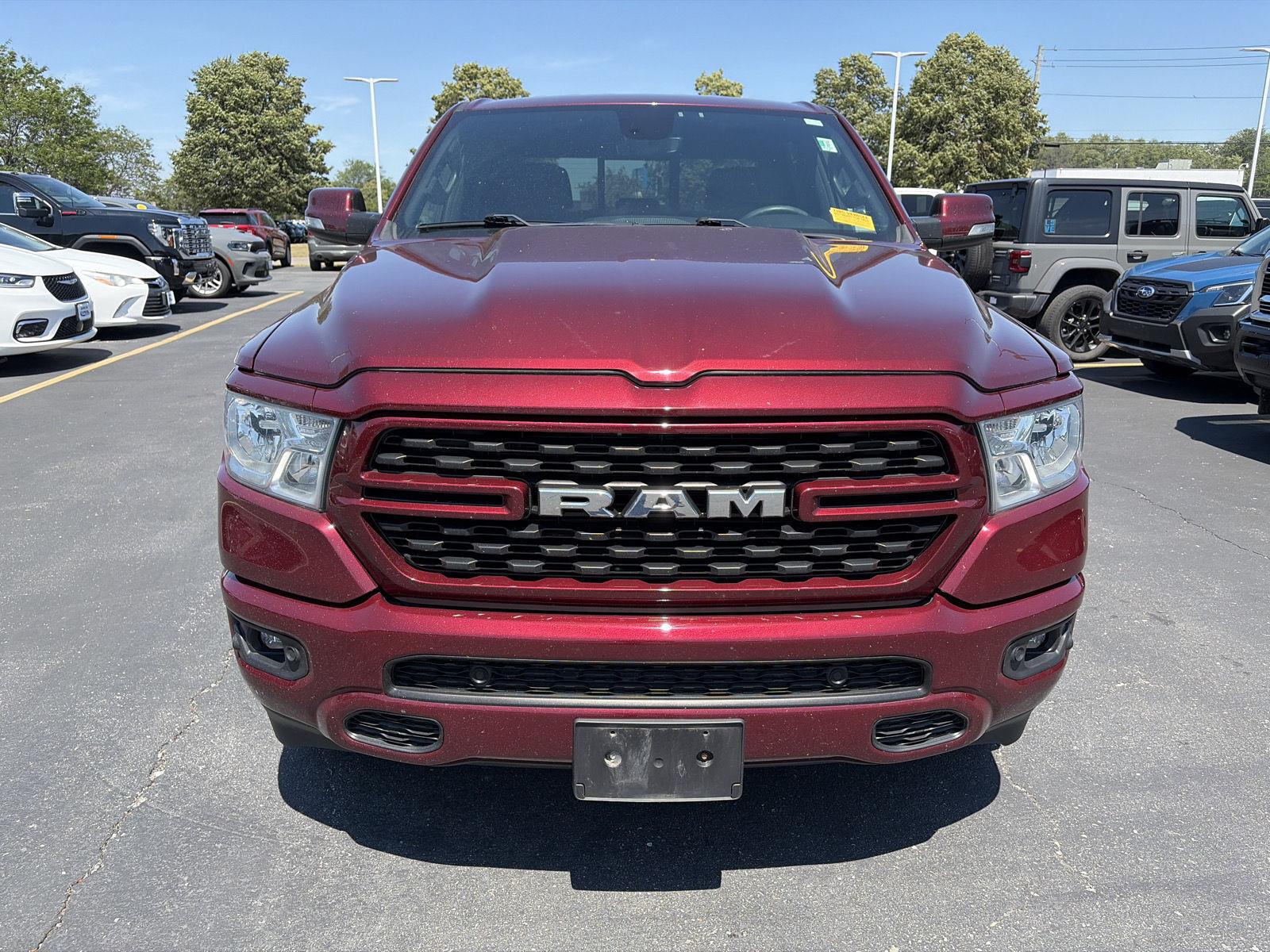 Used 2022 Delmonico Red Pearlcoat Ram Big Horn image 2