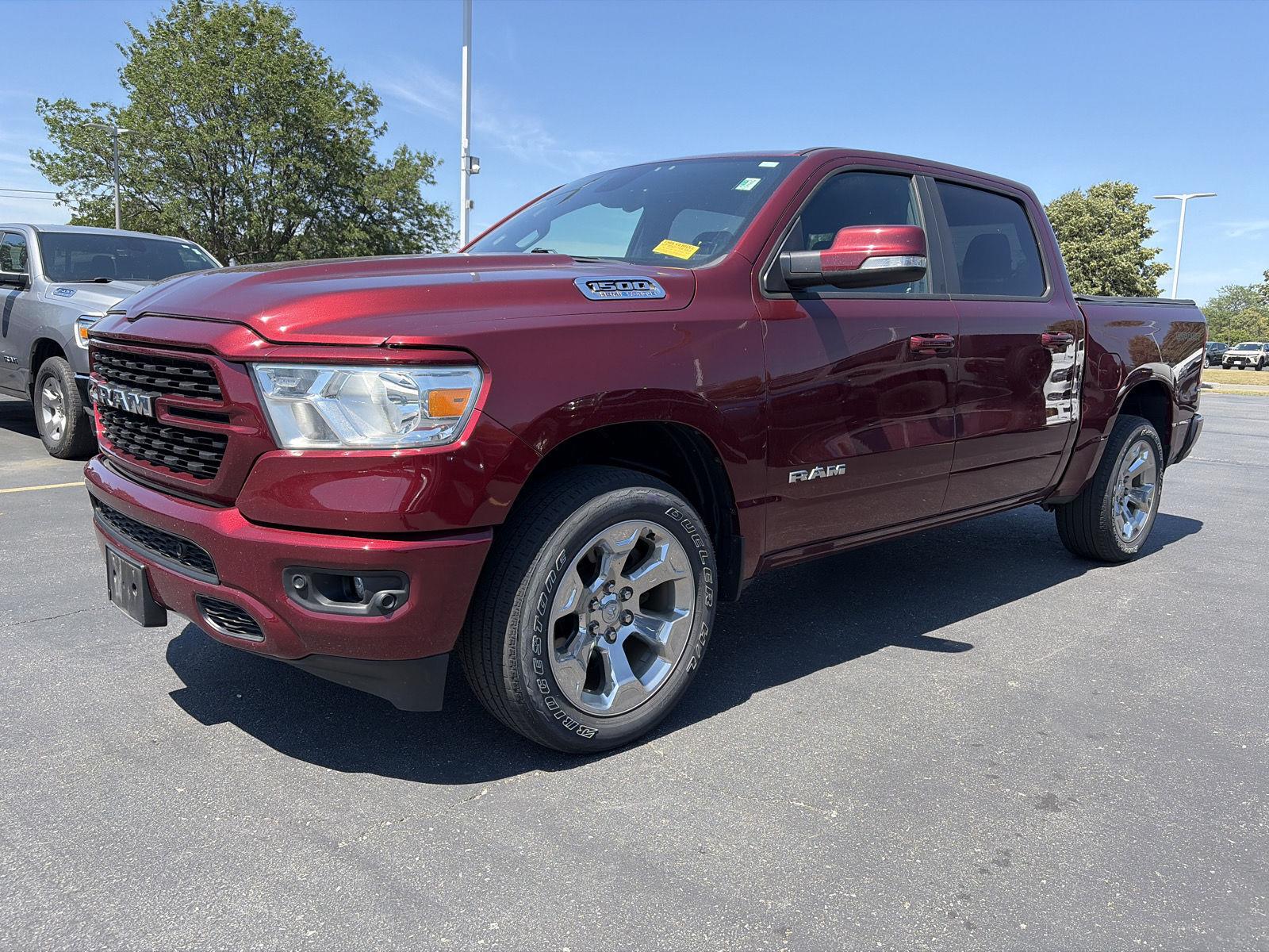 Used 2022 Delmonico Red Pearlcoat Ram Big Horn image 3