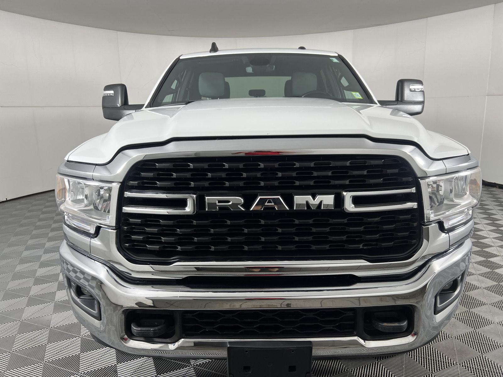 Used 2023 Bright White Clearcoat Ram Big Horn image 3