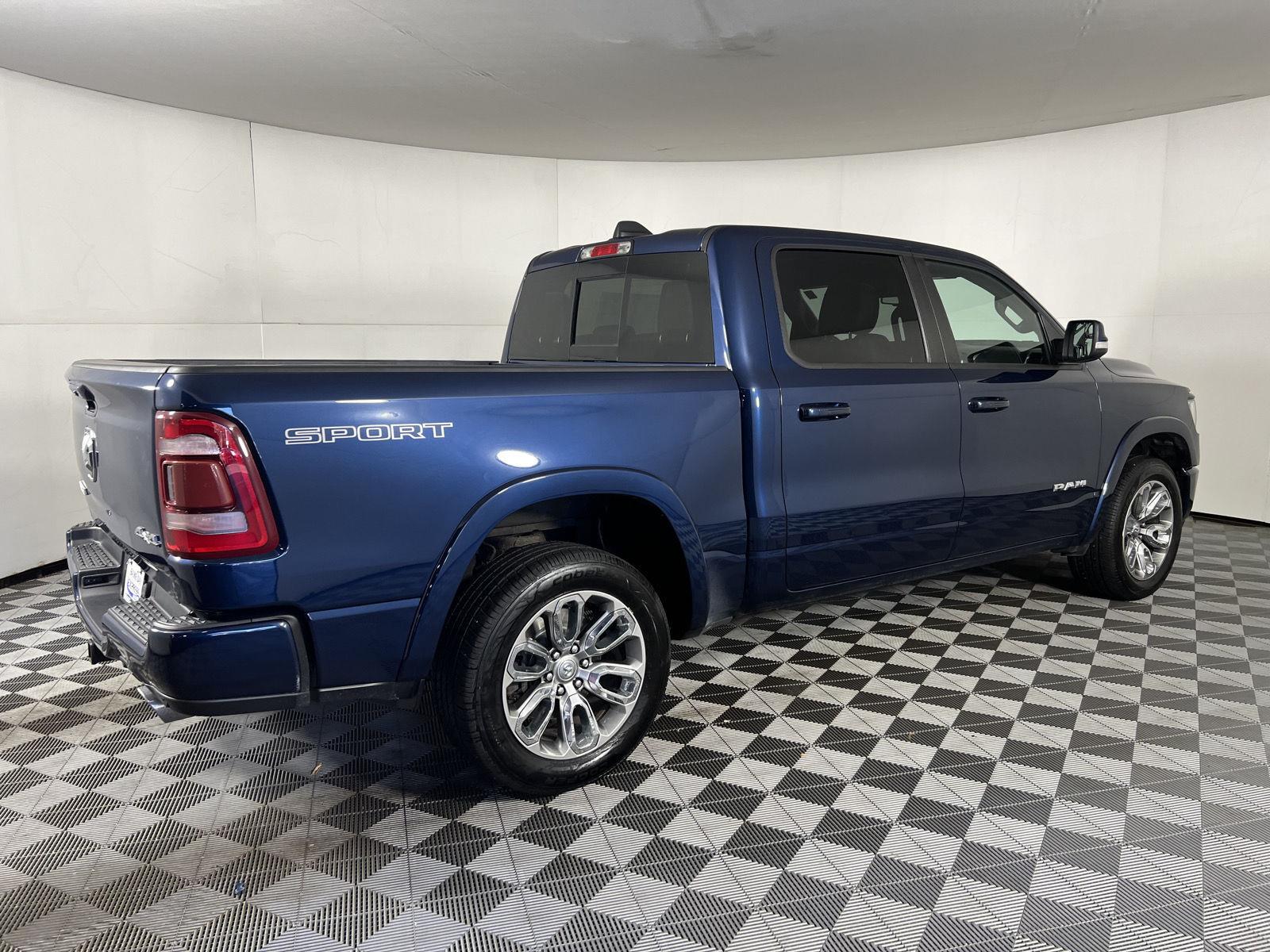 Used 2020 Patriot Blue Pearlcoat Ram Laramie image 8