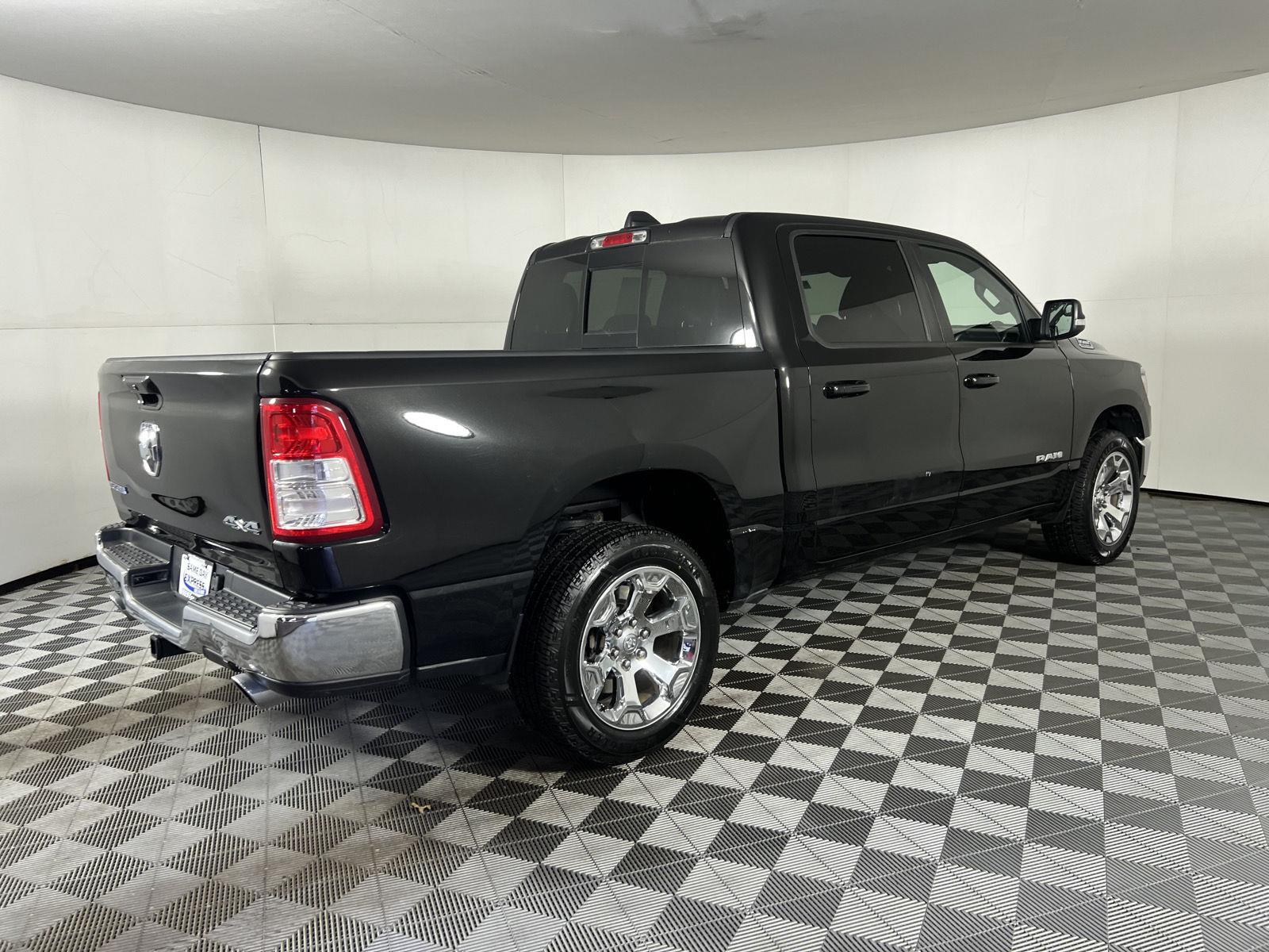 Used 2022 Diamond Black Crystal Pearlcoat Ram Big Horn image 5