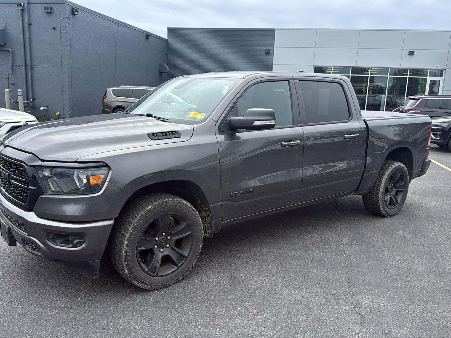 Used 2022 Granite Crystal Metallic Clearcoat Ram Big Horn image 2