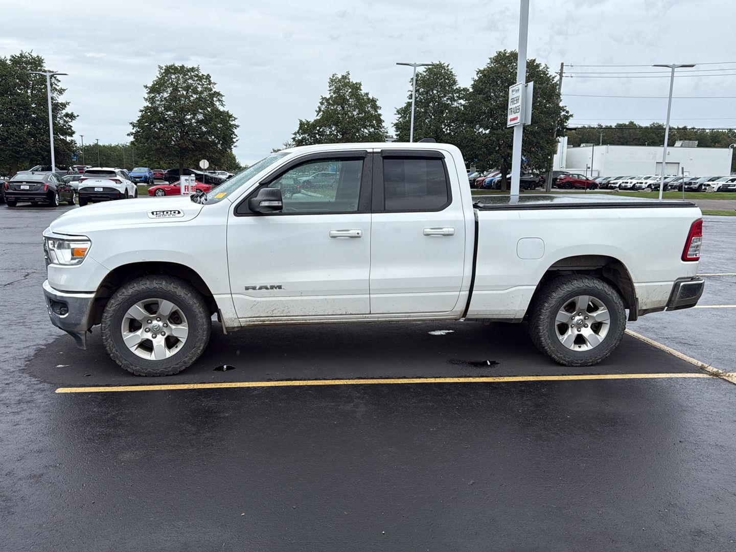 Used 2022 Bright White Clearcoat Ram Big Horn image 3