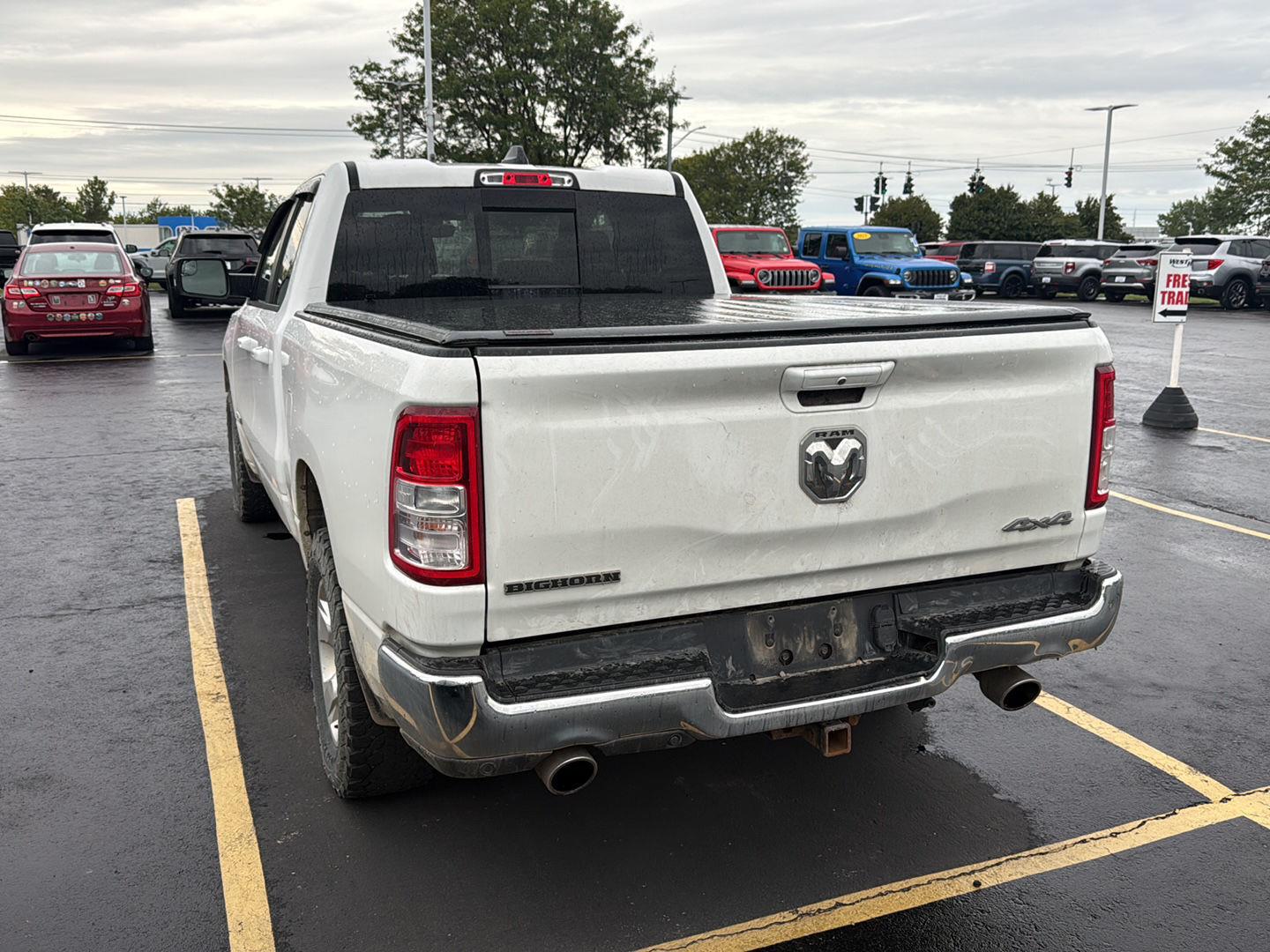 Used 2022 Bright White Clearcoat Ram Big Horn image 5