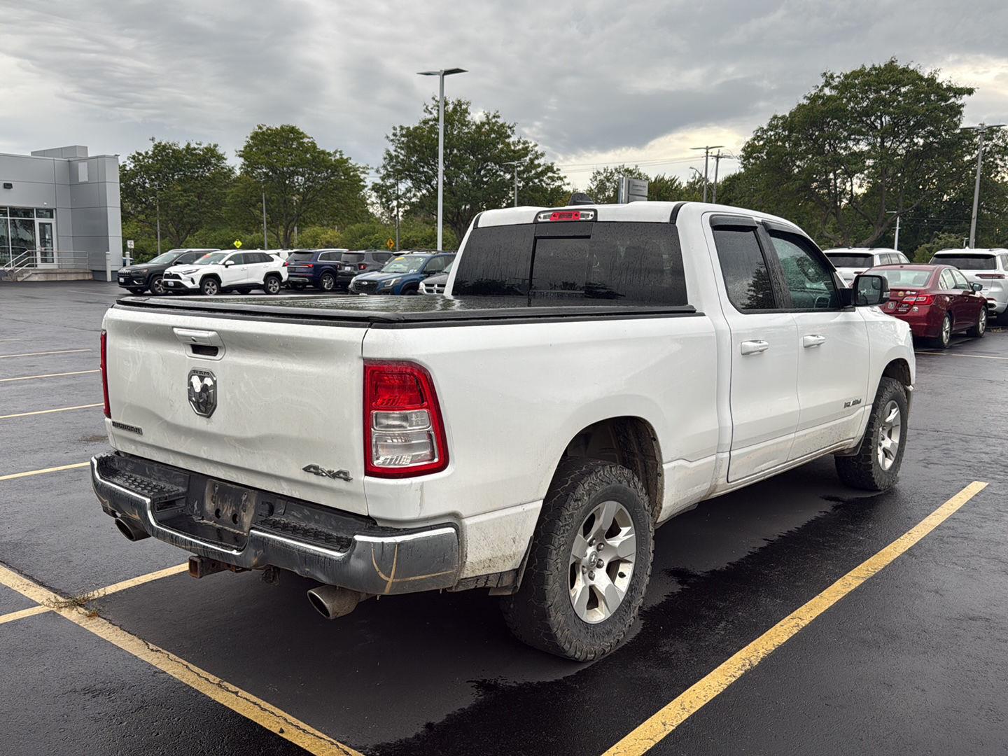 Used 2022 Bright White Clearcoat Ram Big Horn image 7