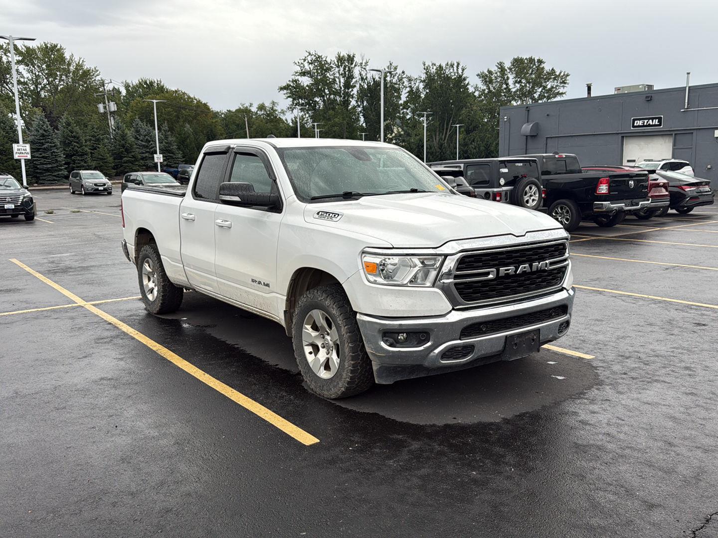 Used 2022 Bright White Clearcoat Ram Big Horn image 10