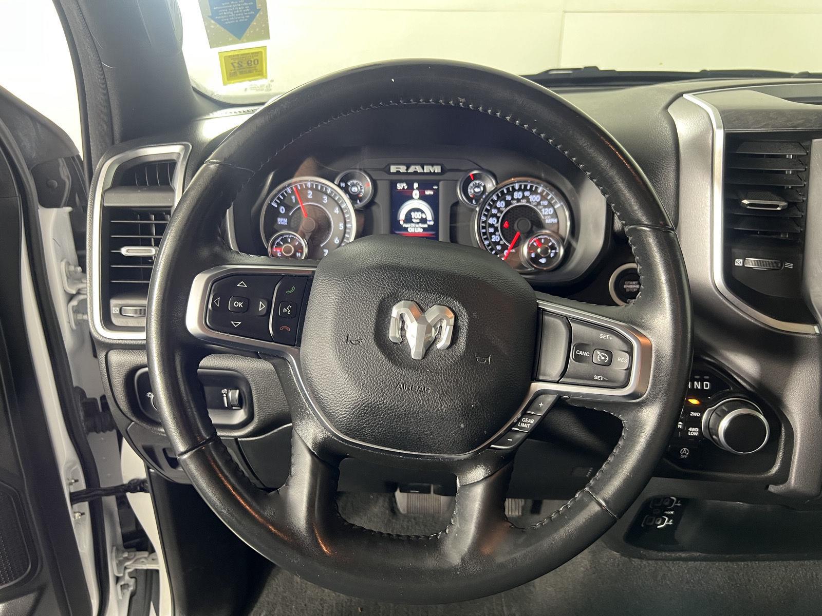 Used 2024 Bright White Clearcoat Ram Big Horn image 18