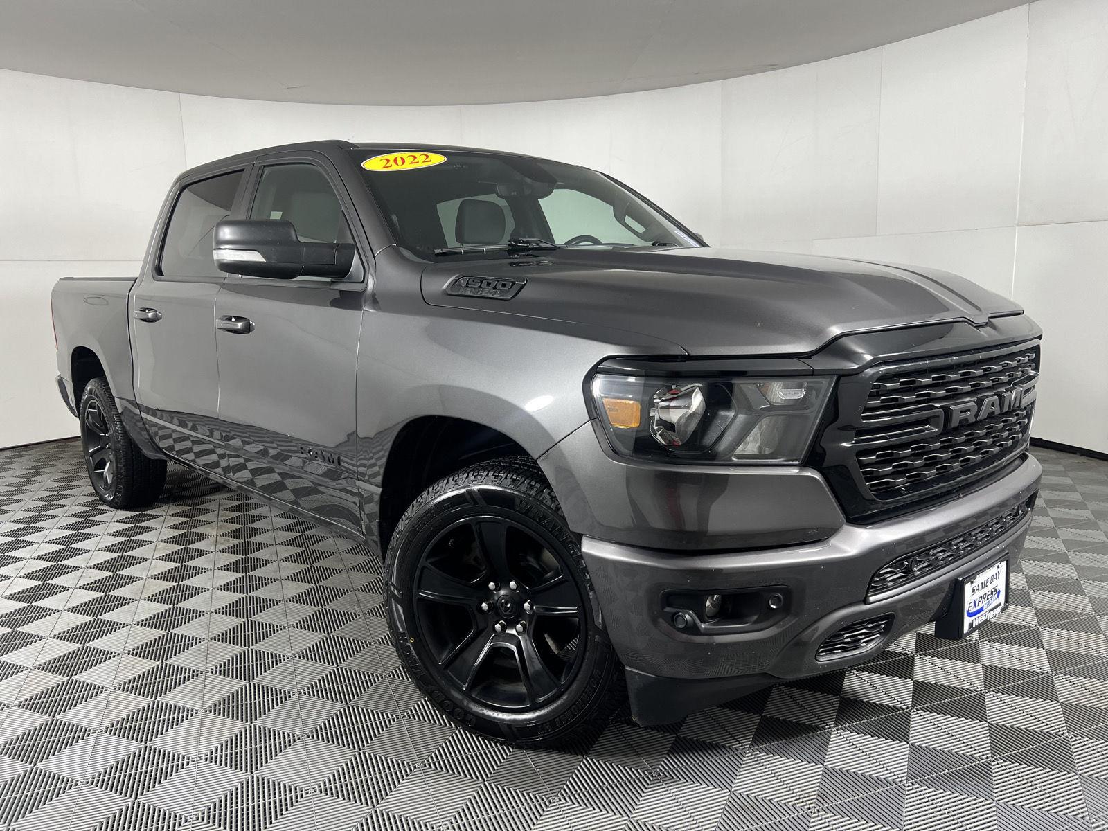 Used 2022 Granite Crystal Metallic Clearcoat Ram Big Horn image 44