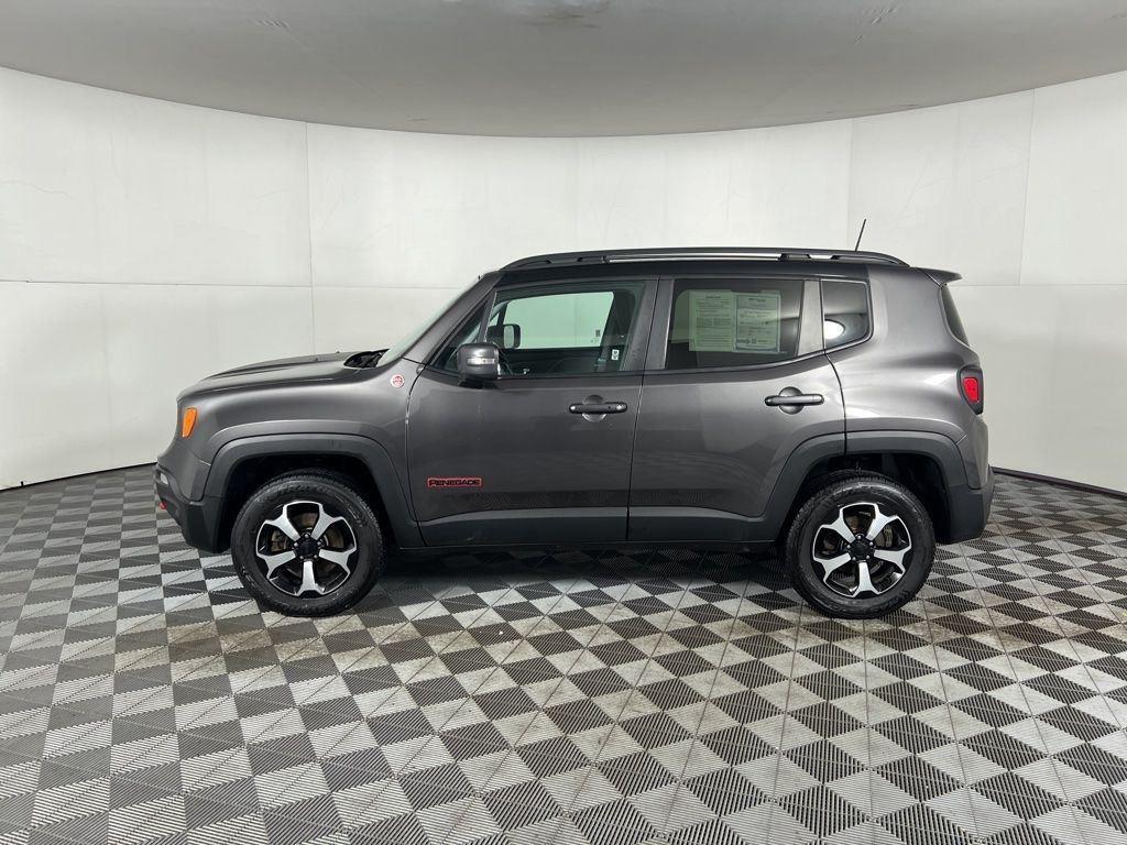 Certified Used 2021 Granite Crystal Metallic Clear Jeep Trailhawk image 6