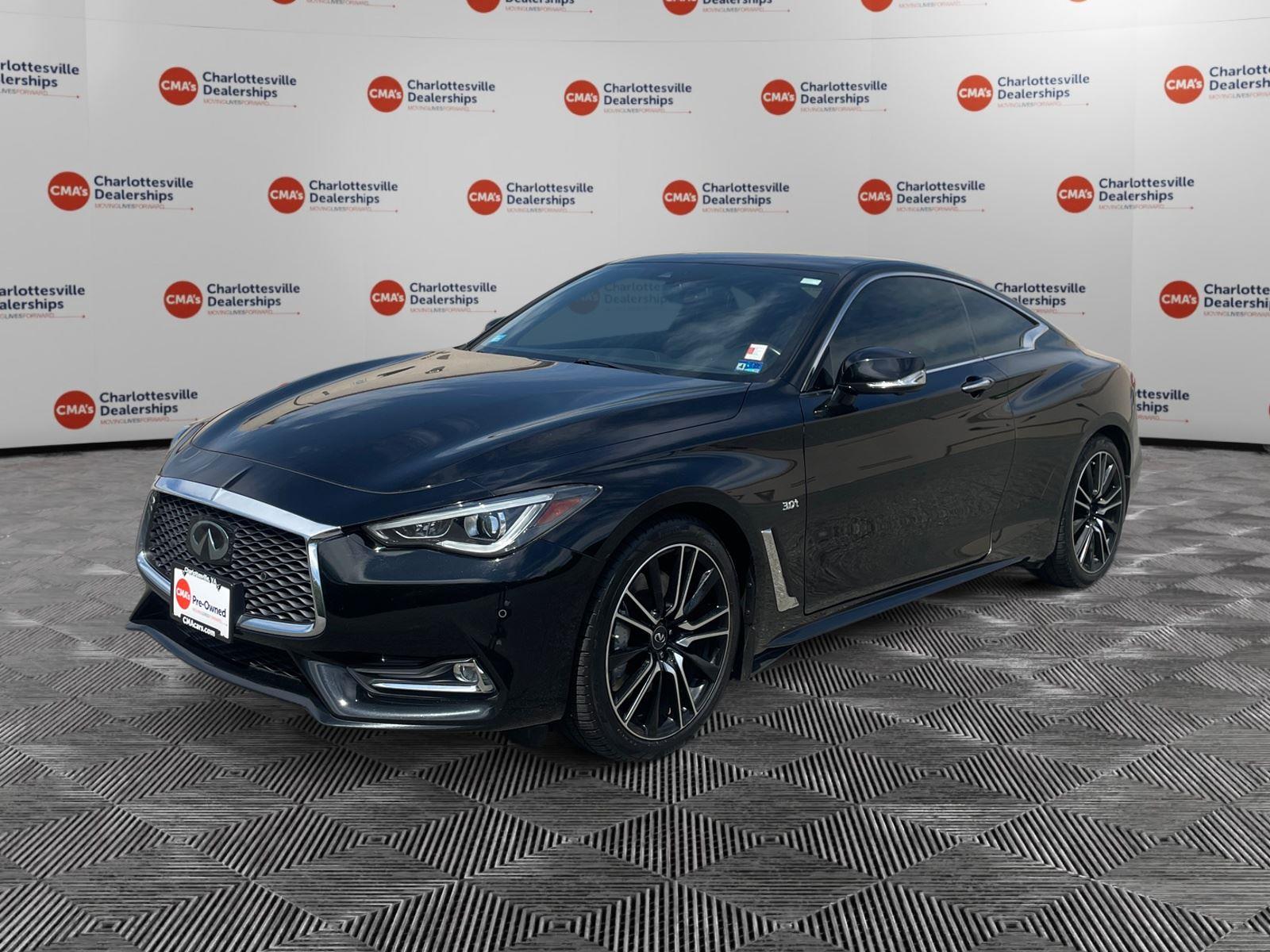 Black Obsidian 2018 INFINITI Q60 3.0t Sport Coupe AWD Coupe All-Wheel Drive Automatic