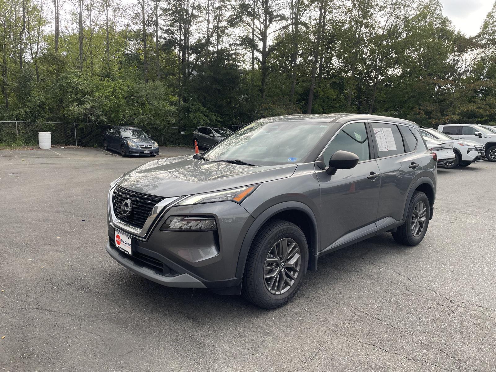 Gray (Gun Metallic) 2023 Nissan Rogue SUV / Crossover Front-Wheel Drive Continuously Variable Transmission