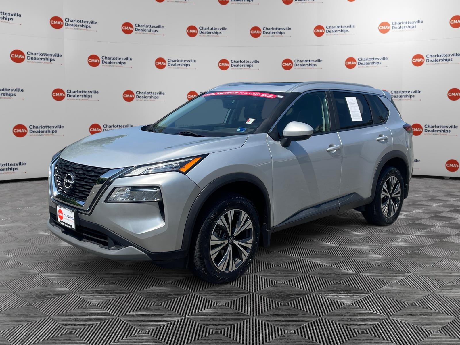 Brilliant Silver Metallic 2023 Nissan Rogue SUV / Crossover All-Wheel Drive Continuously Variable Transmission