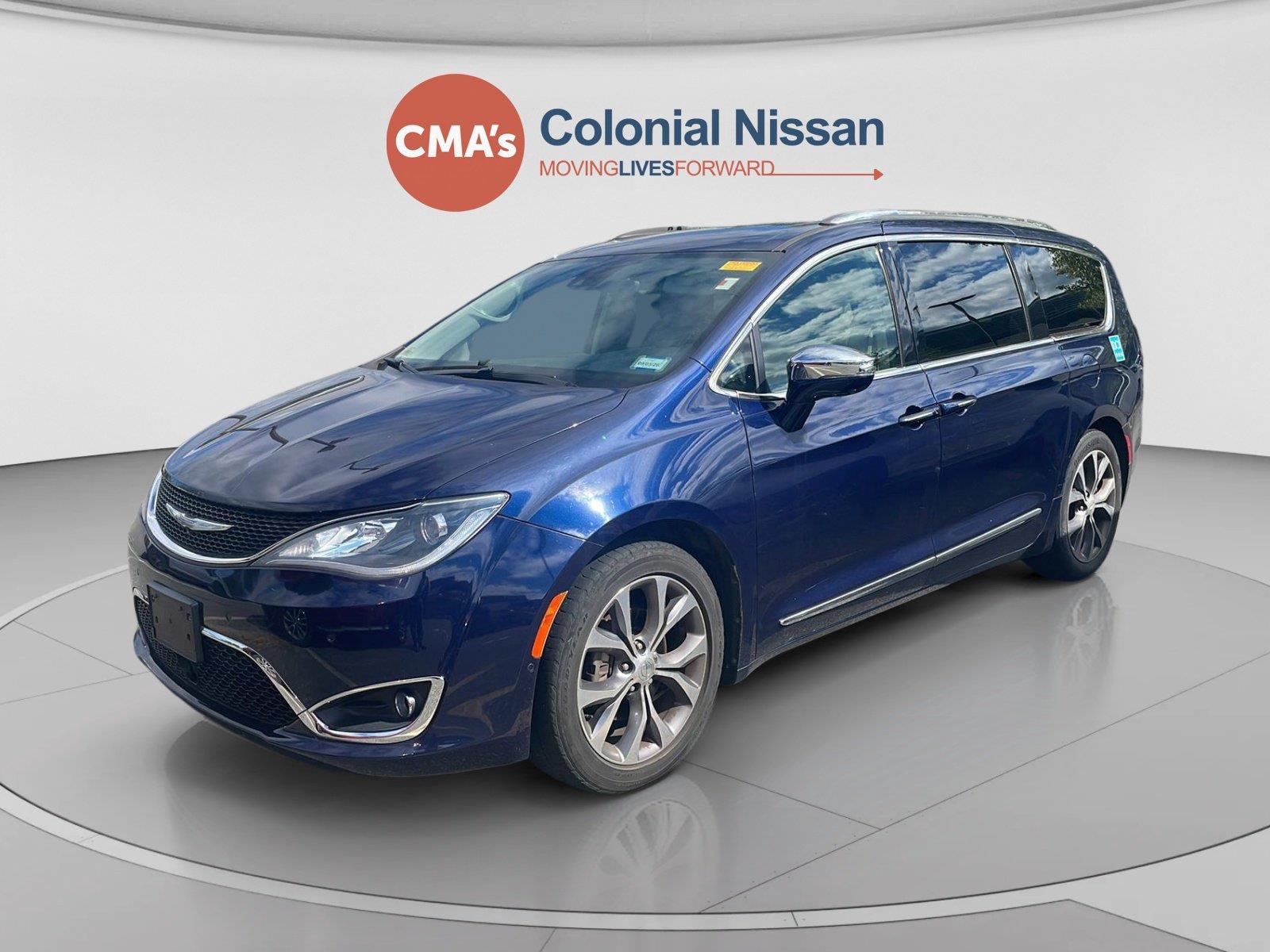 Jazz Blue Pearlcoat 2017 Chrysler Pacifica Minivan Front-Wheel Drive 9-Speed Automatic