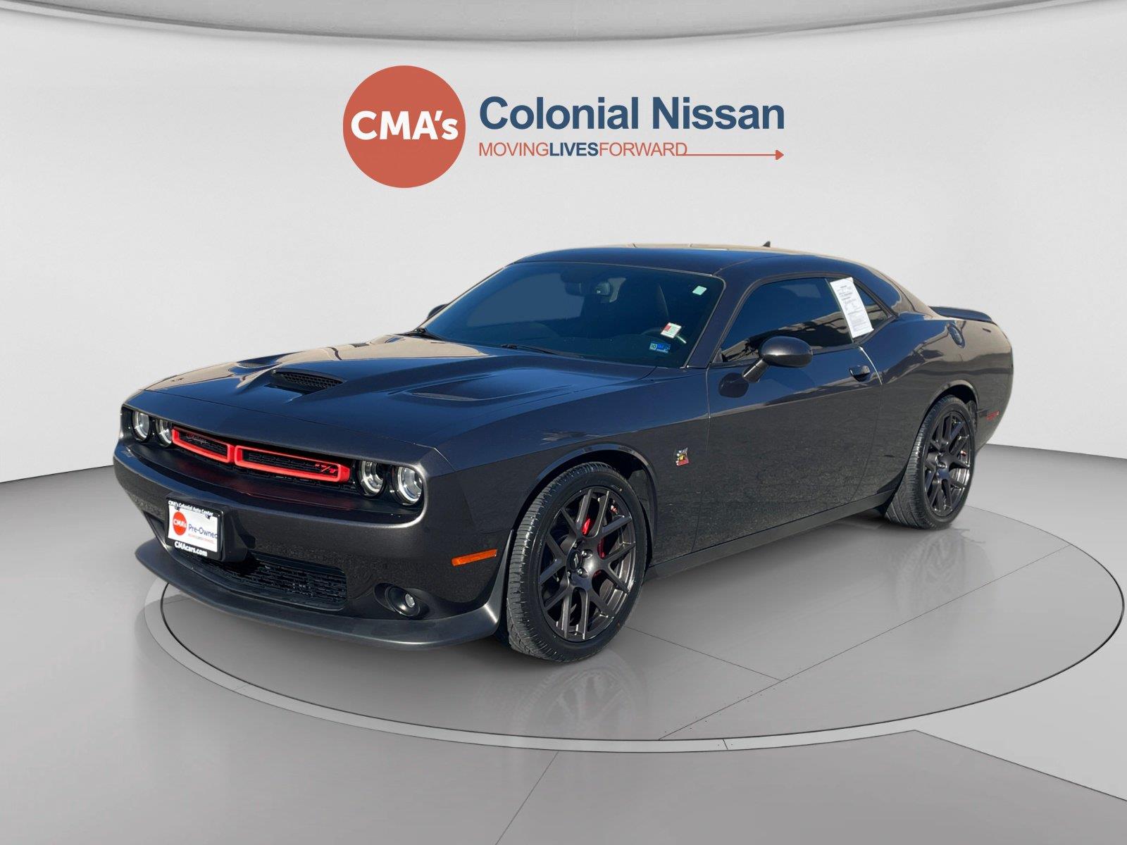 Gray (Granite Pearlcoat) 2019 Dodge Challenger Coupe Rear-Wheel Drive 8-Speed Automatic