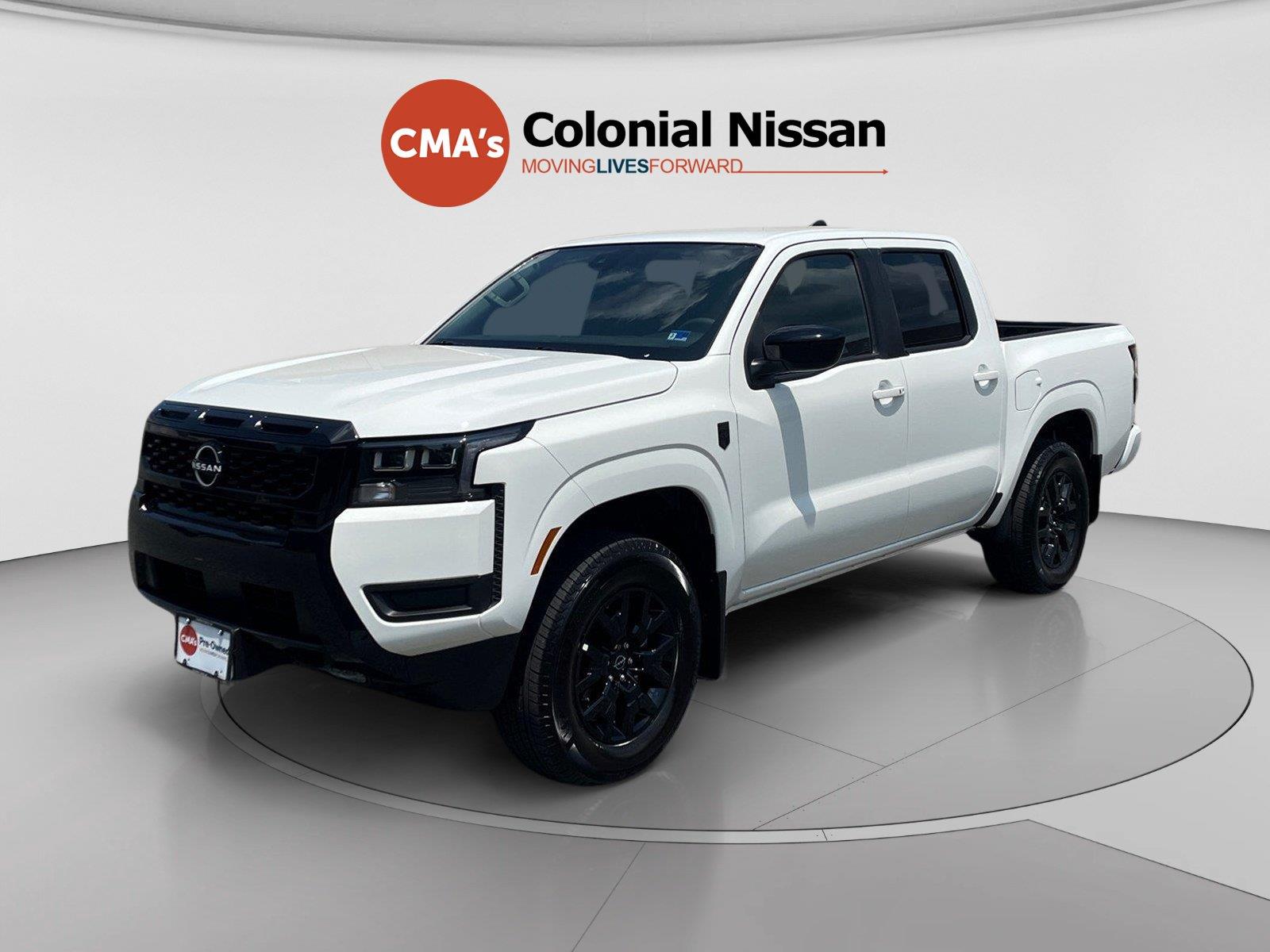 Glacier White 2026 Nissan Frontier Pickup Truck Four-Wheel Drive Automatic