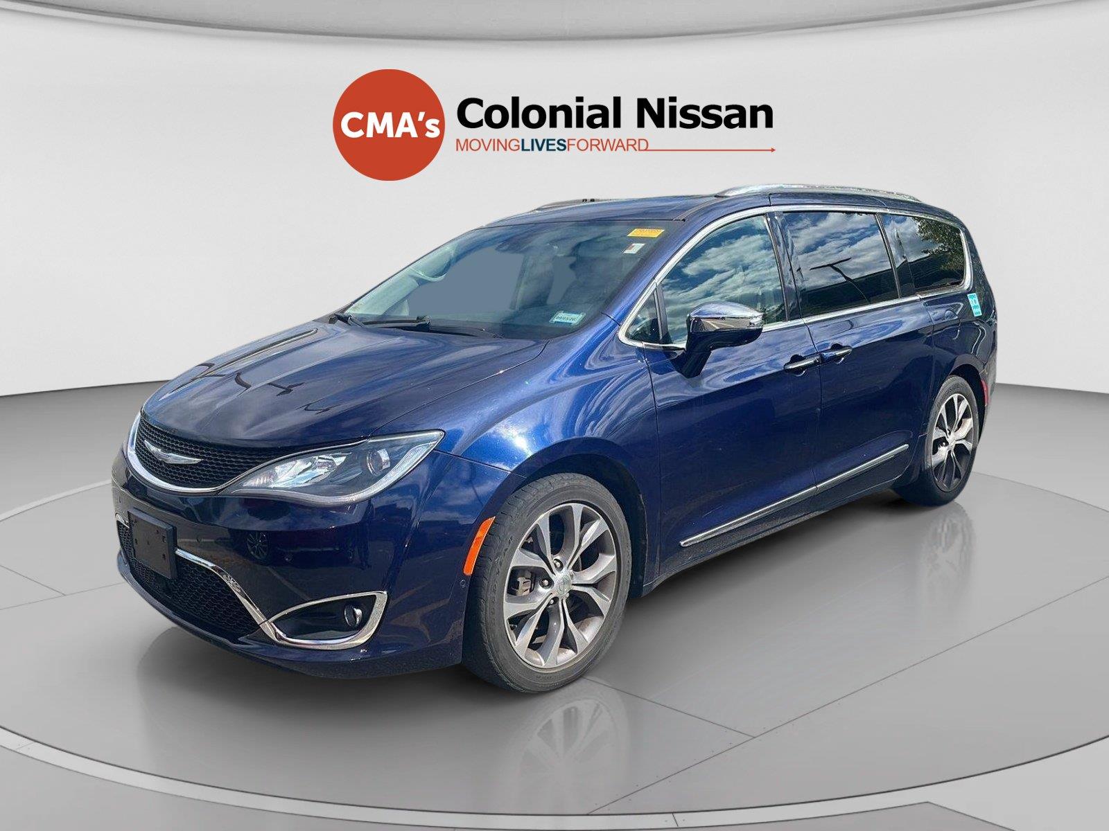 Jazz Blue Pearlcoat 2017 Chrysler Pacifica Minivan Front-Wheel Drive 9-Speed Automatic