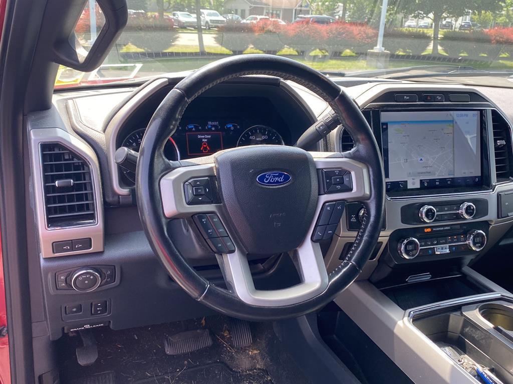 Used 2022 Rapid Red Metallic Tinted Clearcoat Ford LARIAT image 3