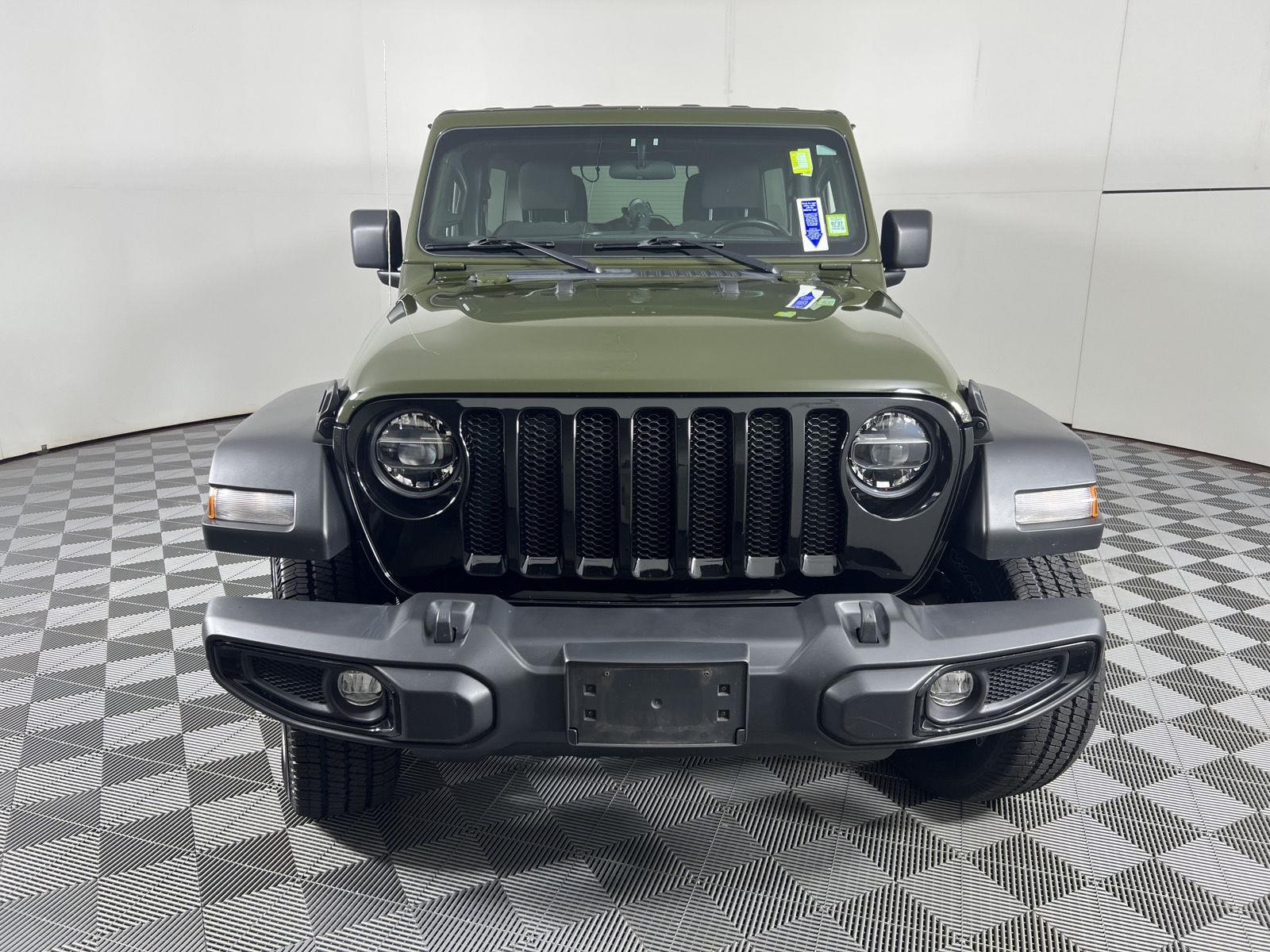 Used 2022 Sarge Green Clearcoat Jeep Unlimited Willys image 7