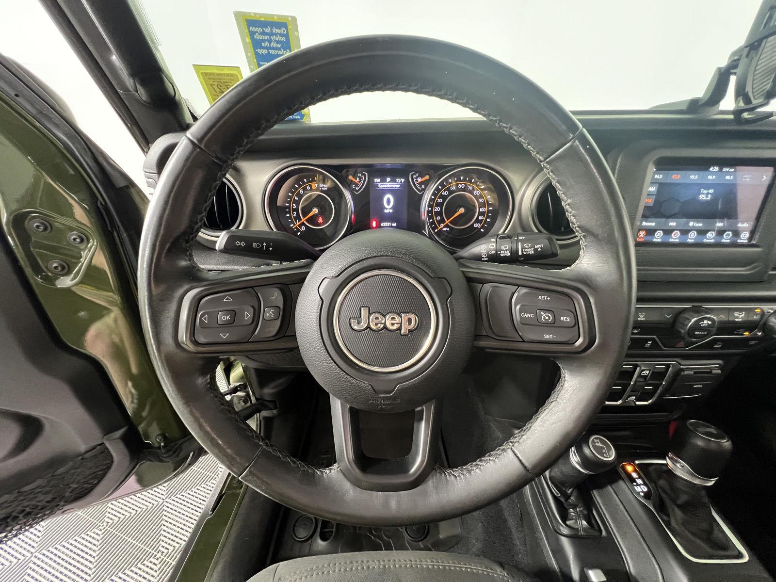 Used 2022 Sarge Green Clearcoat Jeep Unlimited Willys image 15