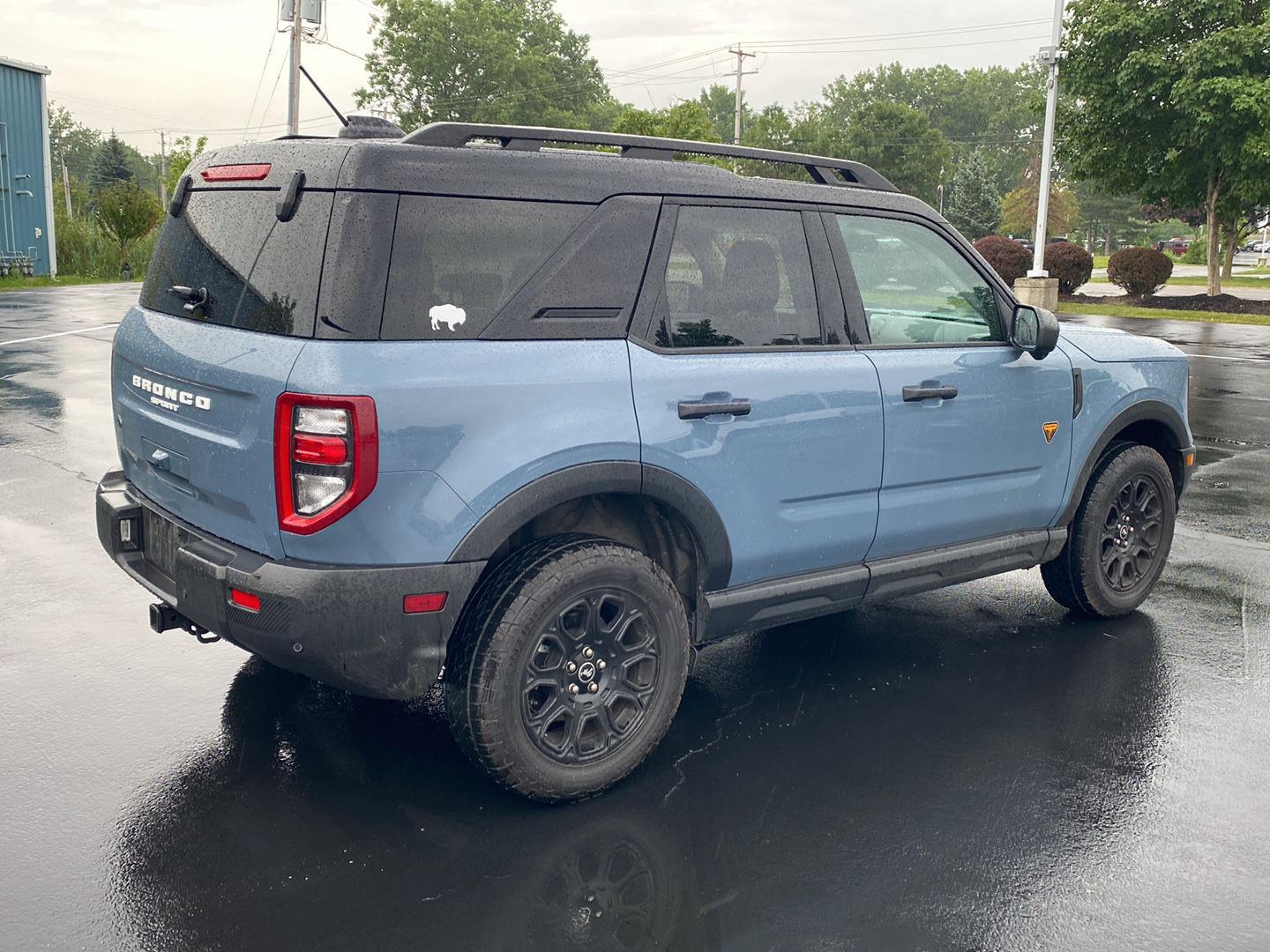 Used 2025 Azure Gray Metallic Tri-Coat Ford Badlands image 11