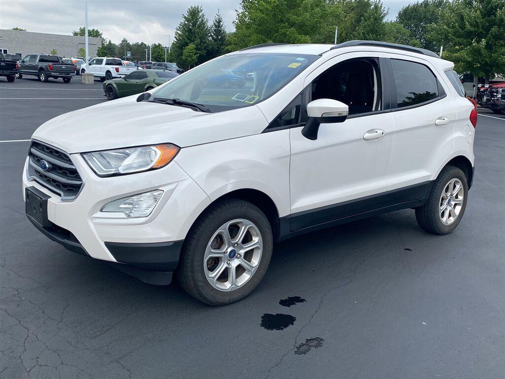 Used 2020 White Platinum Metallic Tri-Coat Ford SE image 7