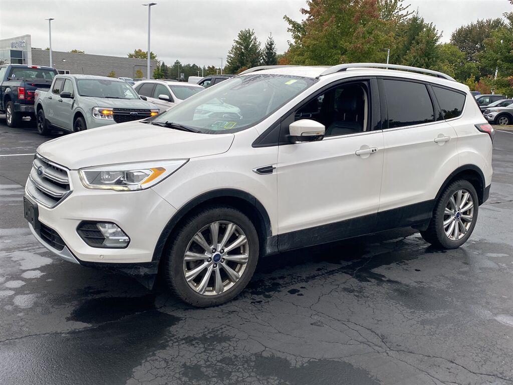 Used 2017 White Platinum Metallic Tri-Coat Ford Titanium image 6