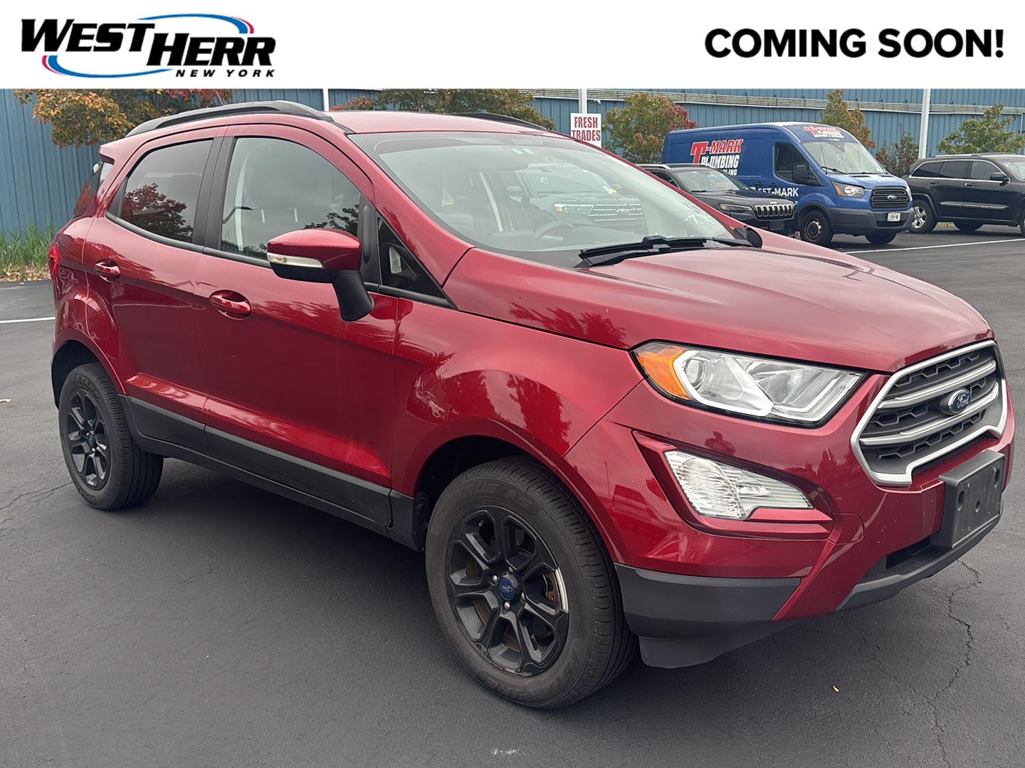 Ruby Red Metallic Tinted Clearcoat 2019 Ford EcoSport SUV / Crossover All-Wheel Drive 6-Speed Automatic