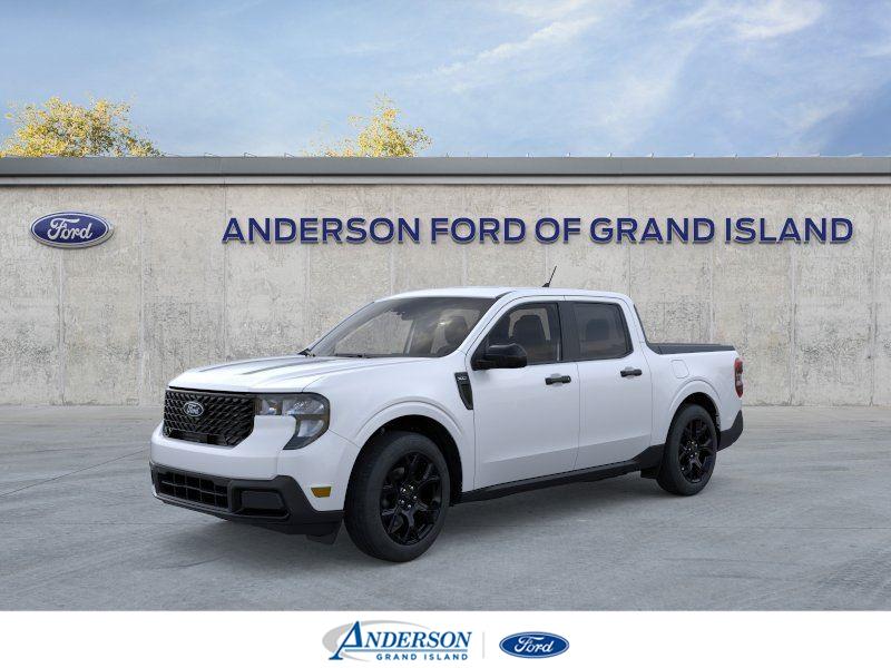 Space White Metallic 2025 Ford Maverick Pickup Truck All-Wheel Drive Continuously Variable Transmission